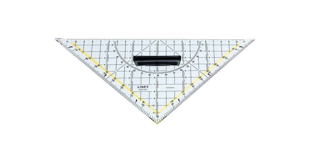 Linex Geodreieck LINEX 2621GH Geometrie-Dreieck