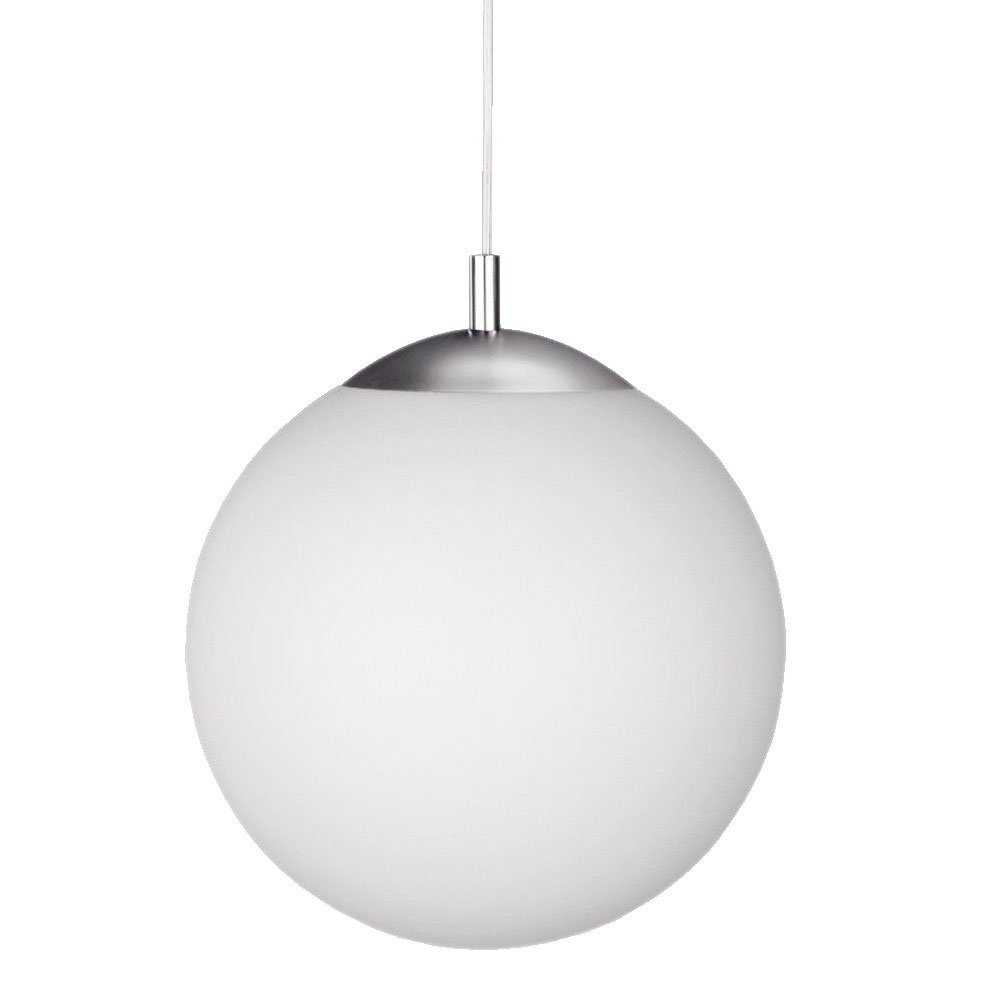 LED Wohn Zimmer Warmweiß, Lampe Leuchtmittel Decken Globo inklusive, Hänge Leuchte Design Glas Pendelleuchte,