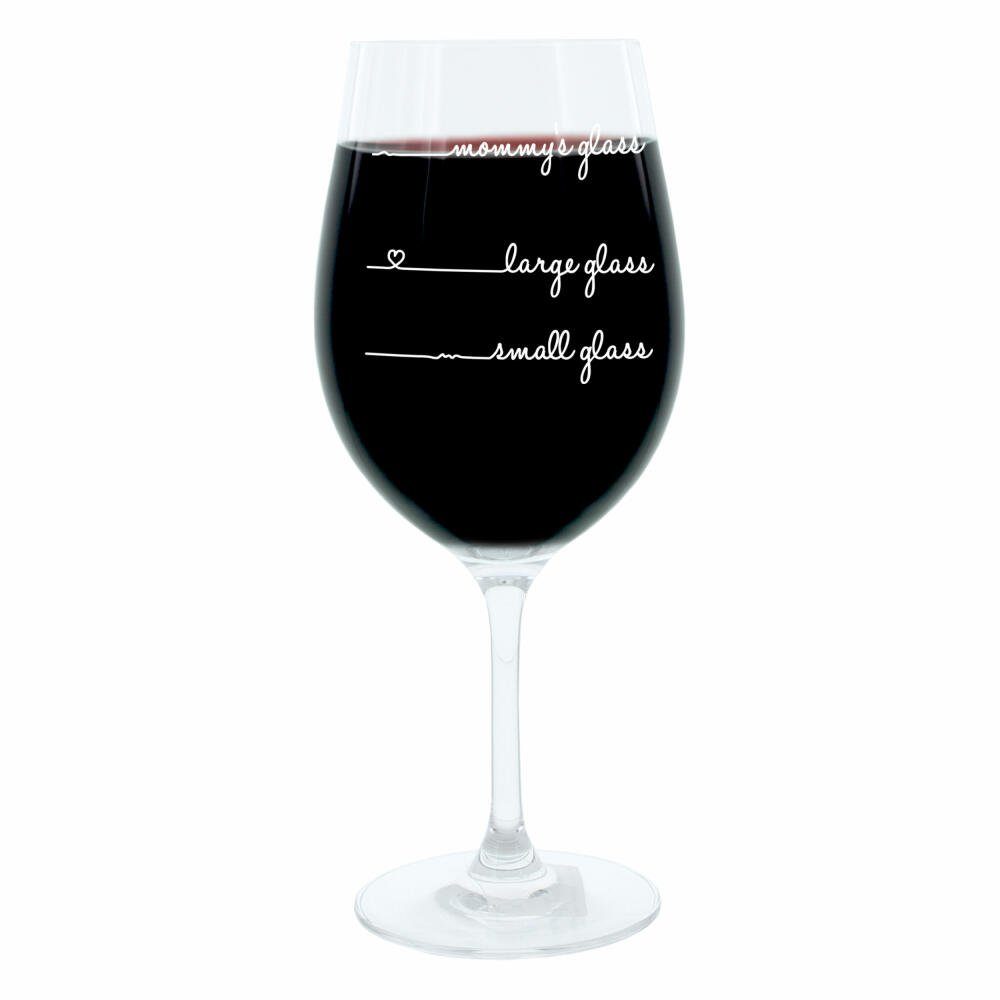 LEONARDO Weinglas XL Mommys Glass Handwriting, Glas, lasergraviert