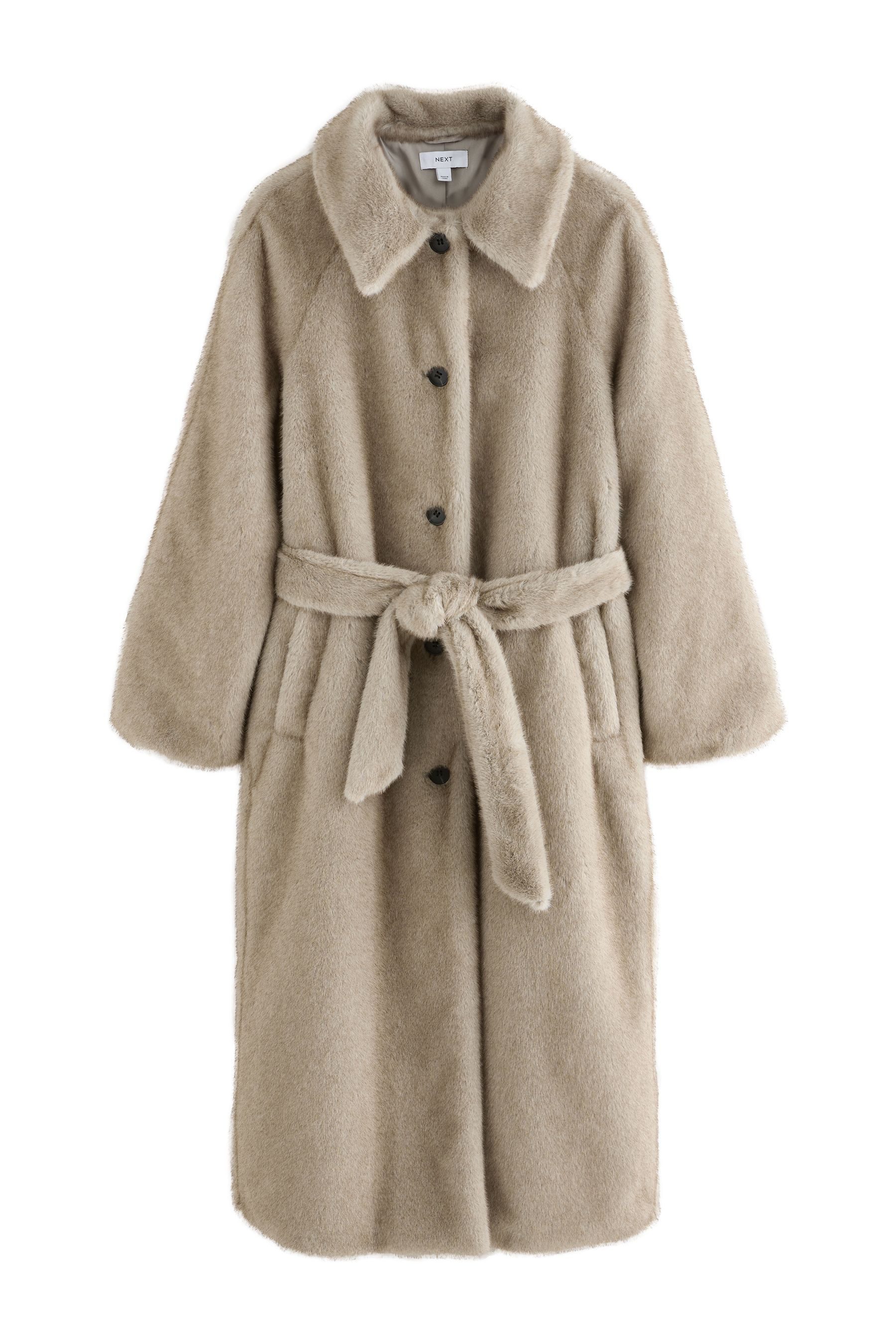 Next Fellimitatmantel Langer Mantel aus Kunstfell günstig online kaufen