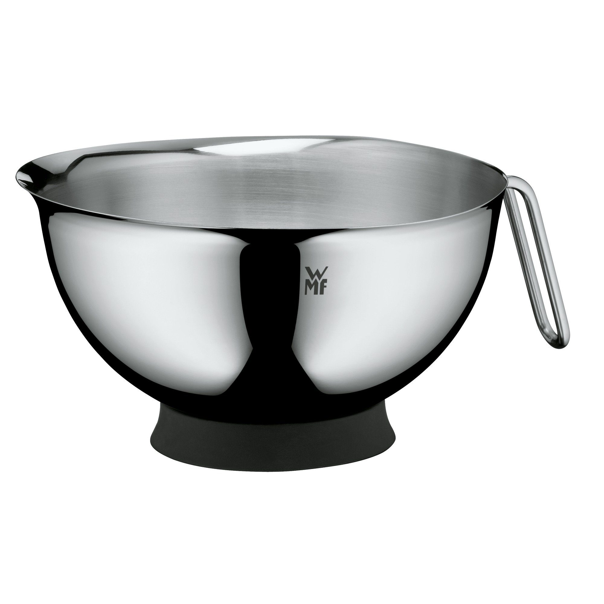 WMF Schüssel Function Bowls Rührschüssel mit Standfuß, 20 cm, Cromargan® Edelstahl rostfrei 18/10, (1x Schüssel mit Mess-Skalierung 20 cm (Höhe 12 cm, Volumen 1,25l), 1-tlg)