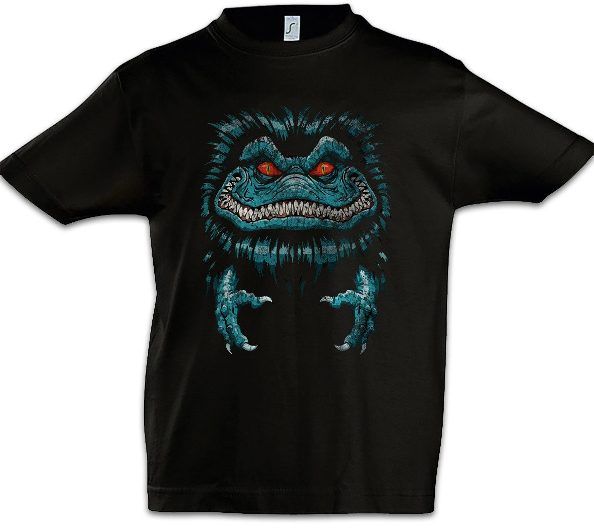 Print-Shirt Space Monster Kinder T-Shirt Sie sind da Monster Halloween Horror Film