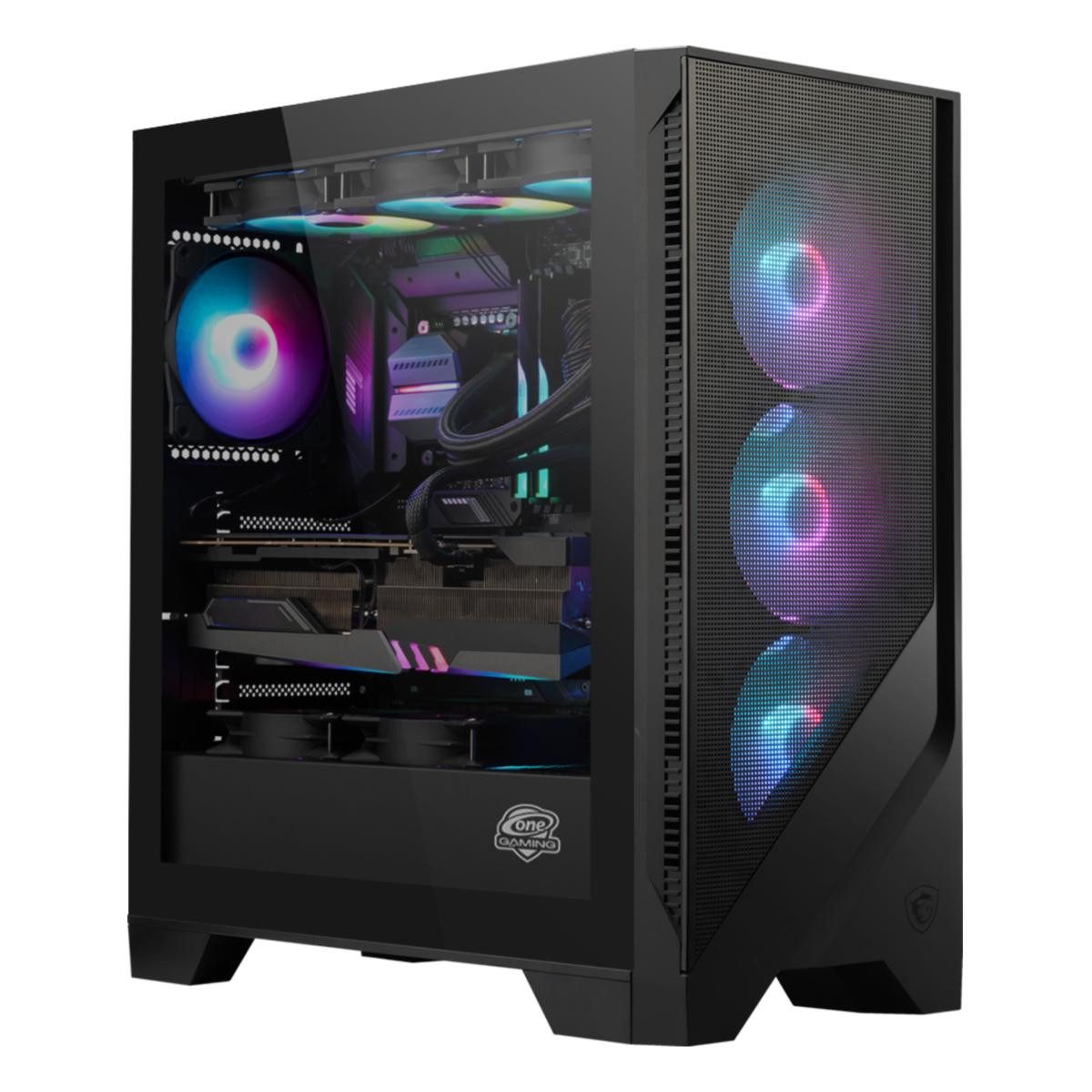 ONE GAMING High End PC Next Level Gaming-PC (AMD Ryzen 7 7800X3D, GeForce RTX 5070 Ti, 32 GB RAM, 1000 GB SSD, Wasserkühlung)
