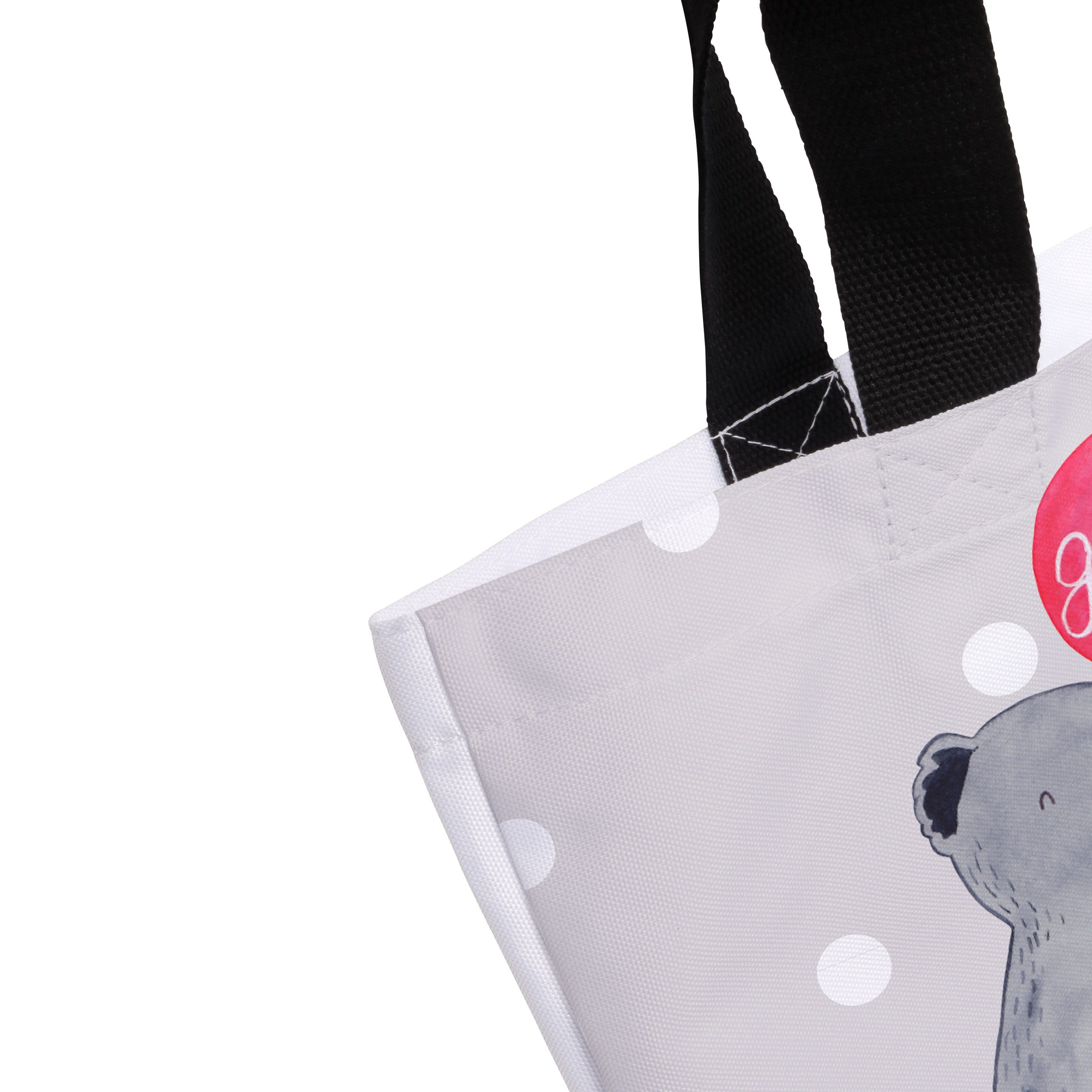 Luftballon Koala Mr. Grau Geburtstag, Geschenk, Mrs. - & Shopper (1-tlg) Einkaufstasch Panda - Pastell