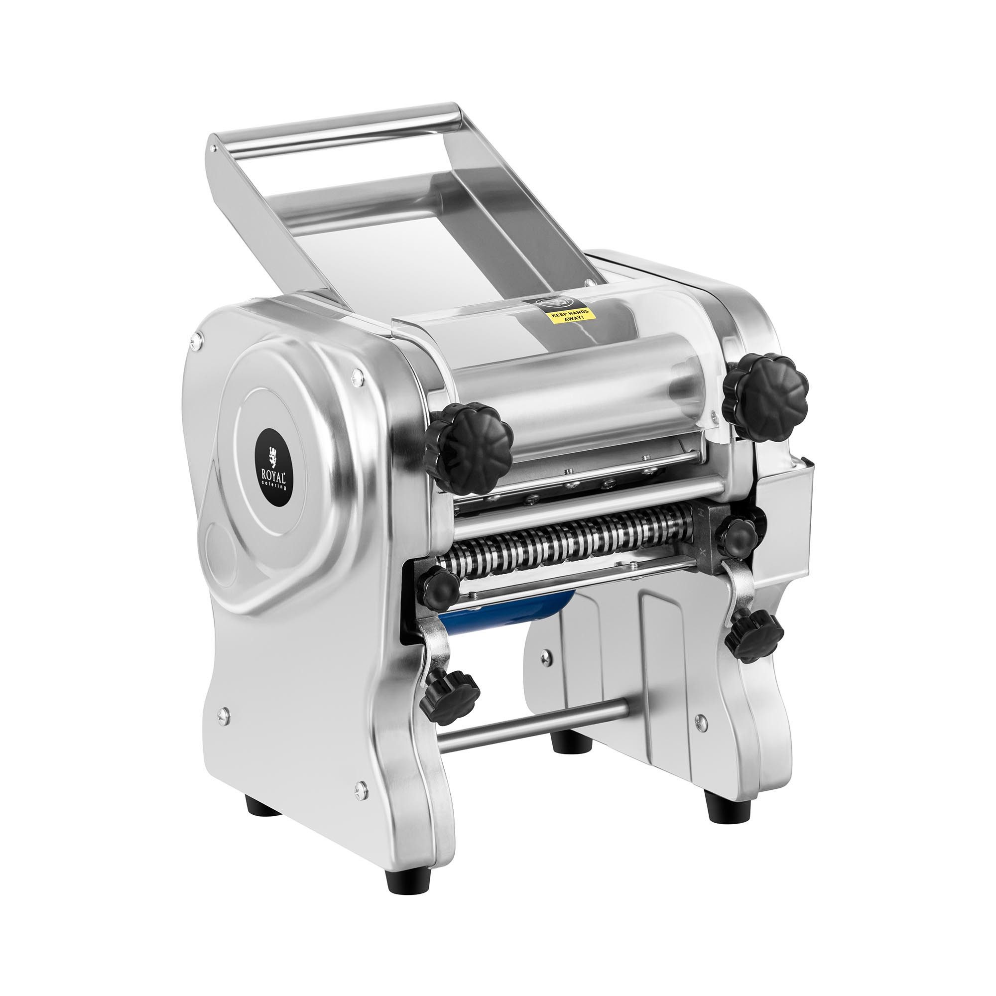 Royal Catering Nudelmaschine elektrisch Pastamaker 18 cm Pastamaschine 1 - 14 mm Tagliatelle 550 W, 550 W