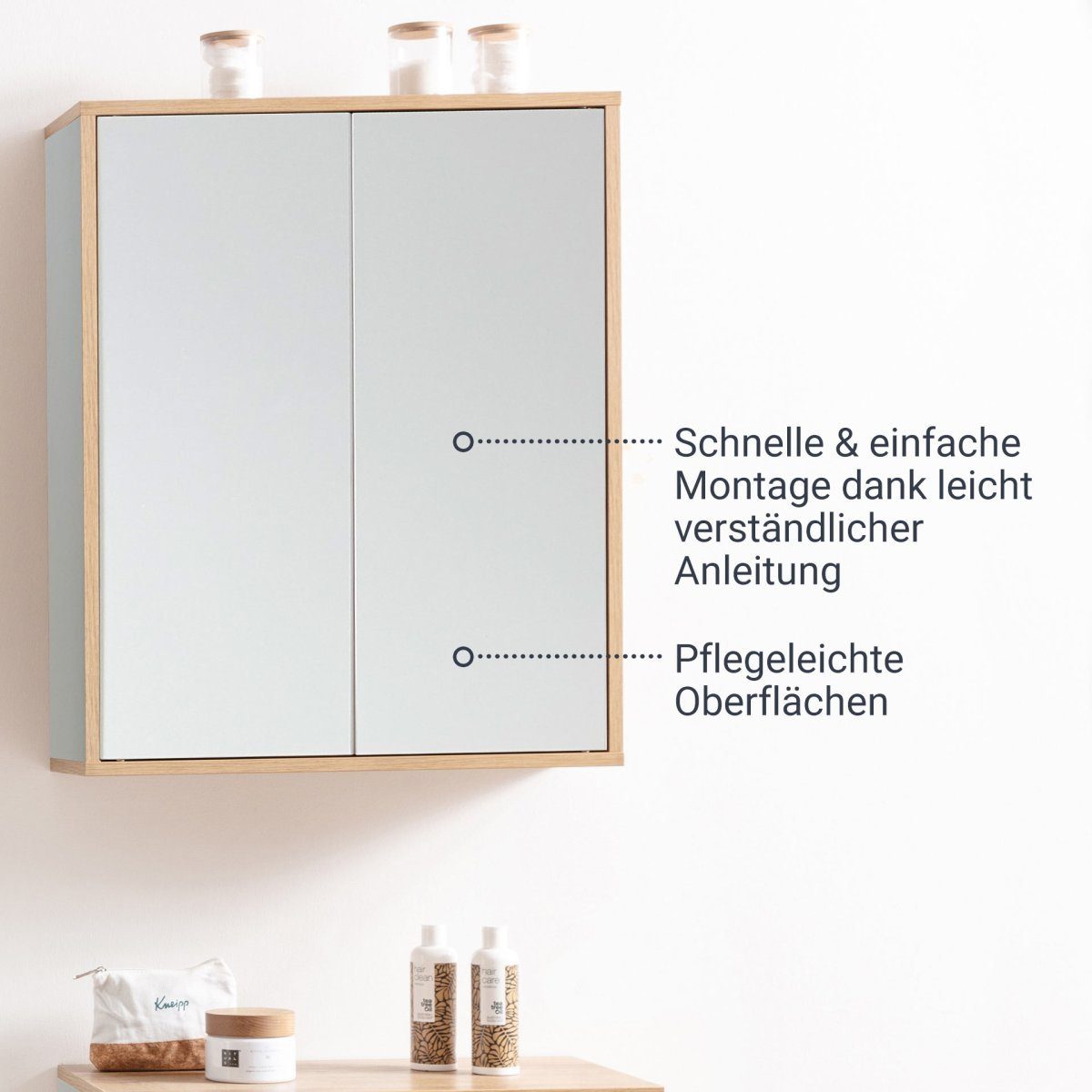 FACKELMANN Hängeschrank Doppel-Hängeschrank FINN – Bild 4 von 5