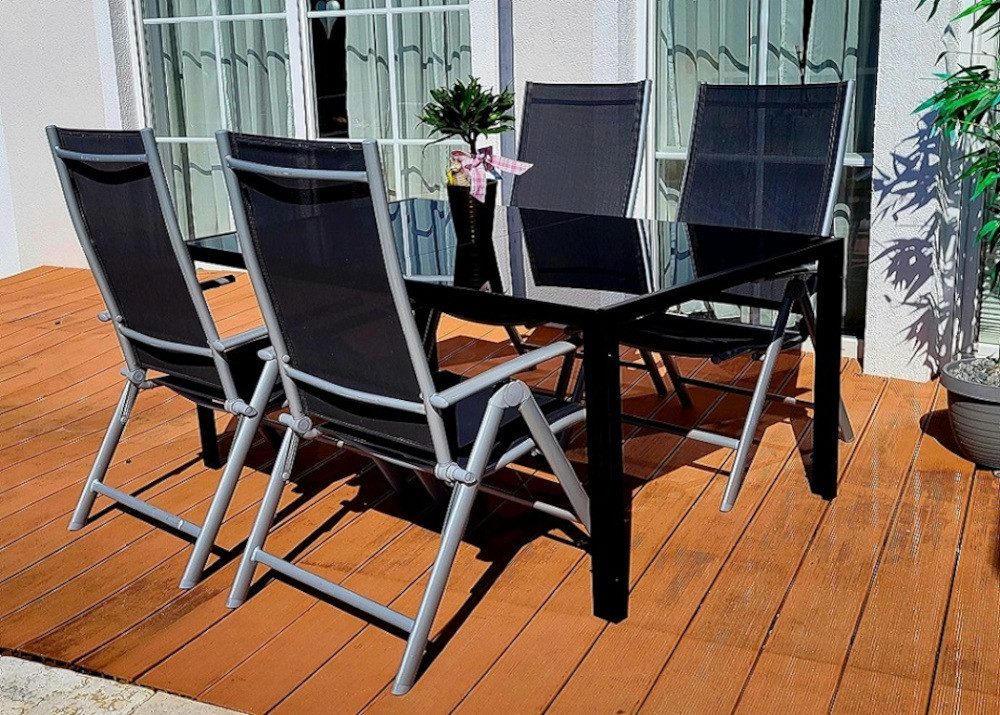 BruKa Gartentisch Sitzgruppe POETTO 4 Personen günstig online kaufen