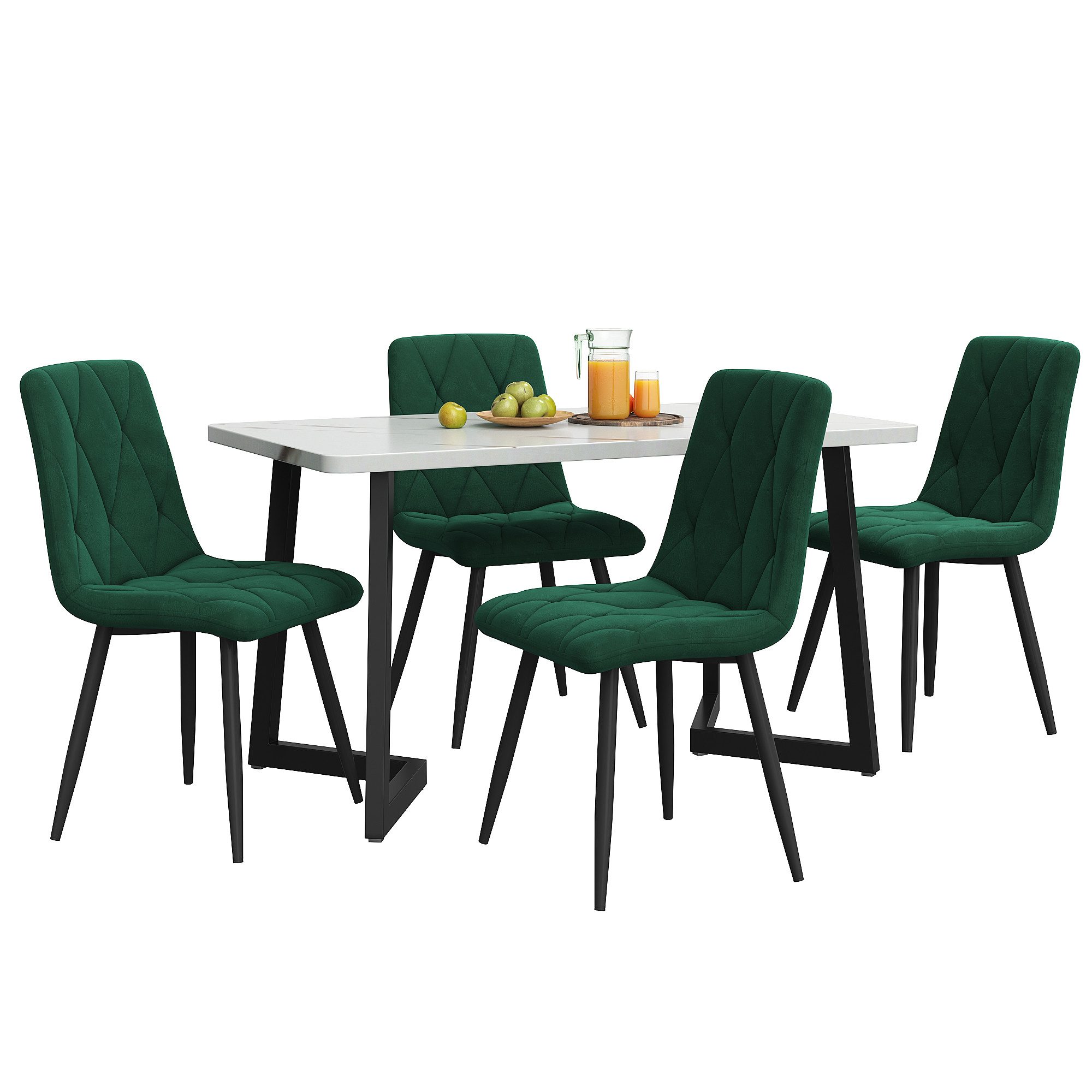 Flieks Essgruppe, (Set, 5-tlg., Tisch mit günstig online kaufen