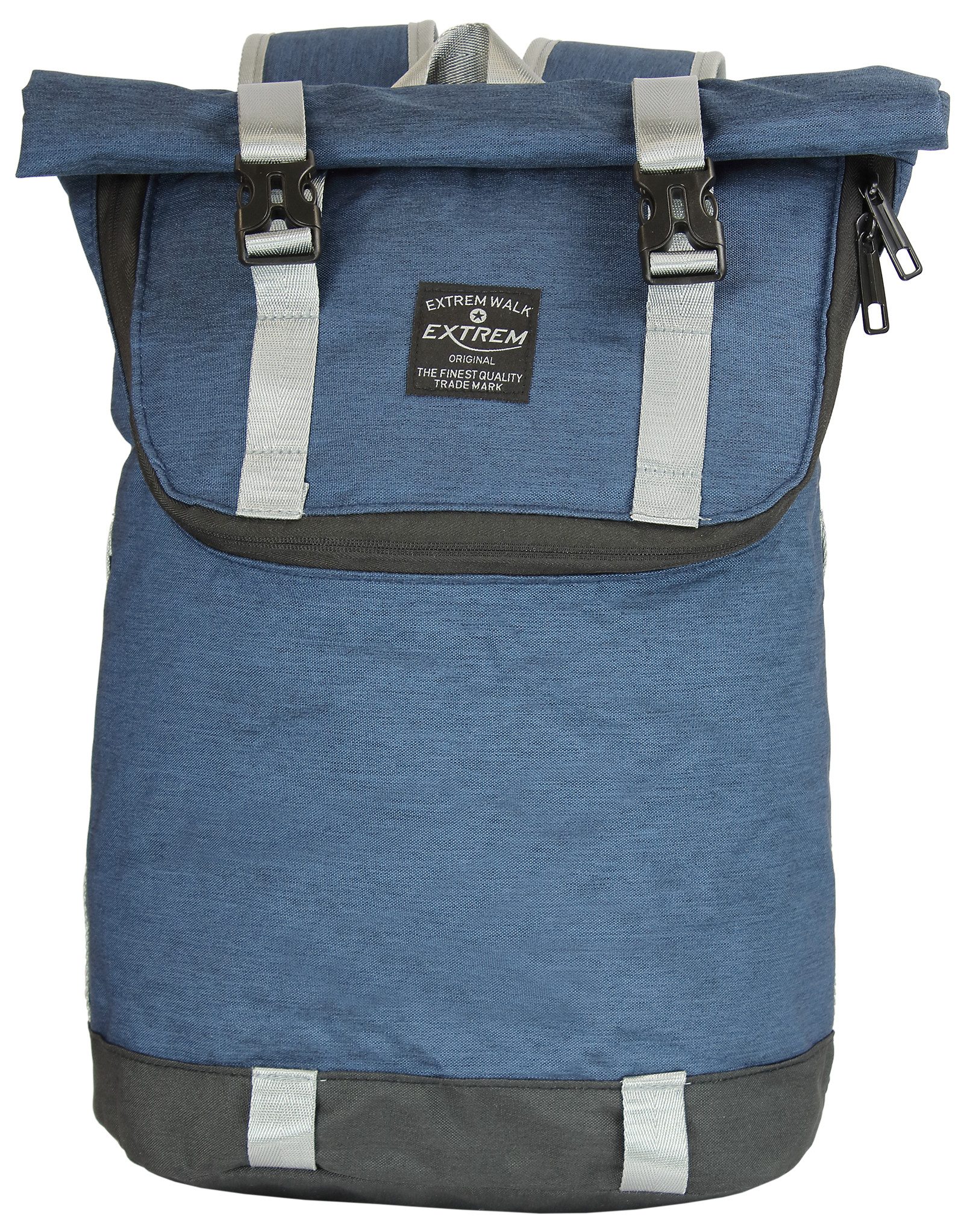 Freizeitrucksack Damen Rolltop-Rucksack Daypack mit Tabletfach, gepolstert, 18 Liter