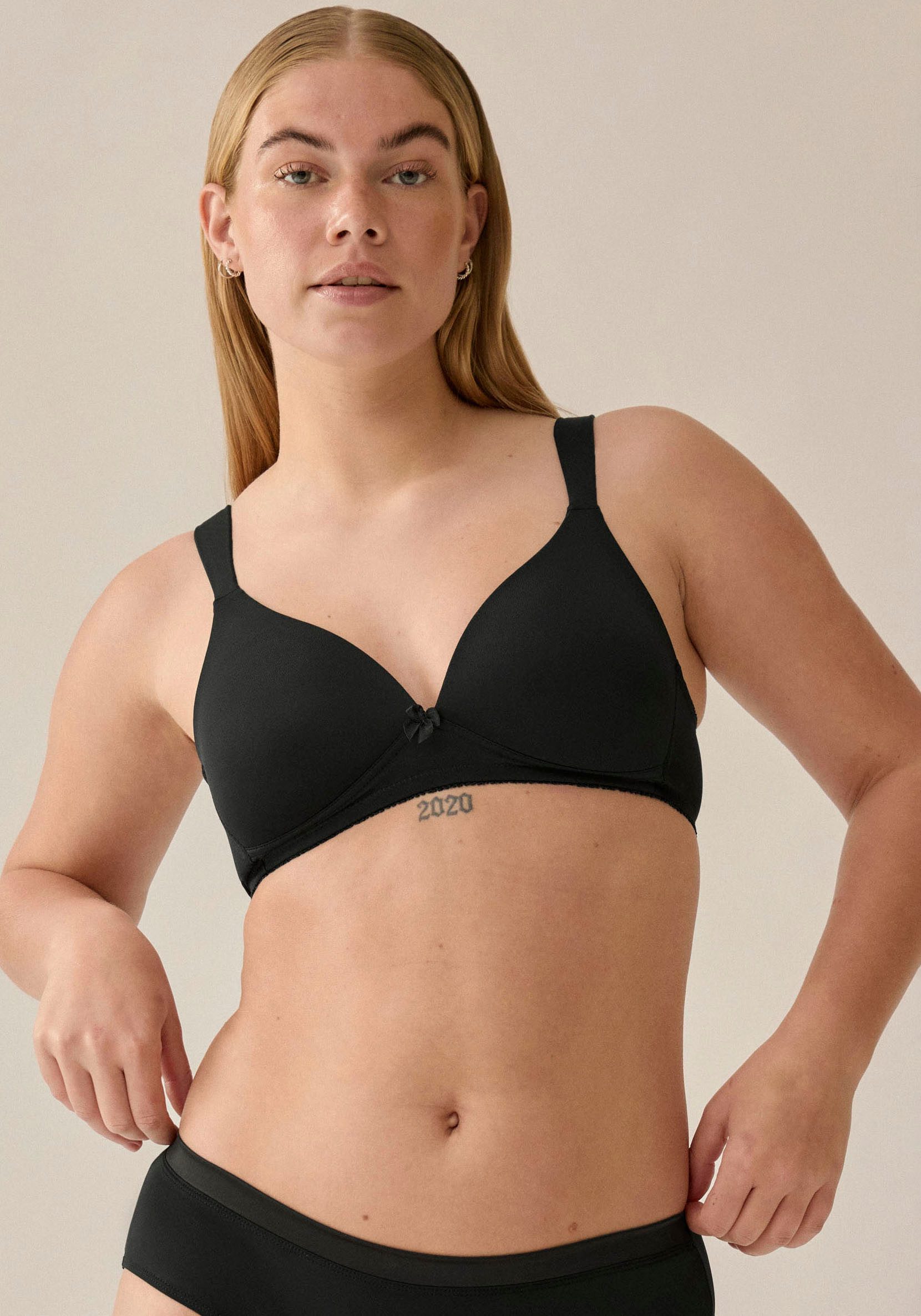 Naturana Soft-BH Soft Cup nahtlose Schalen-Cups, wattiert, ohne Bügel