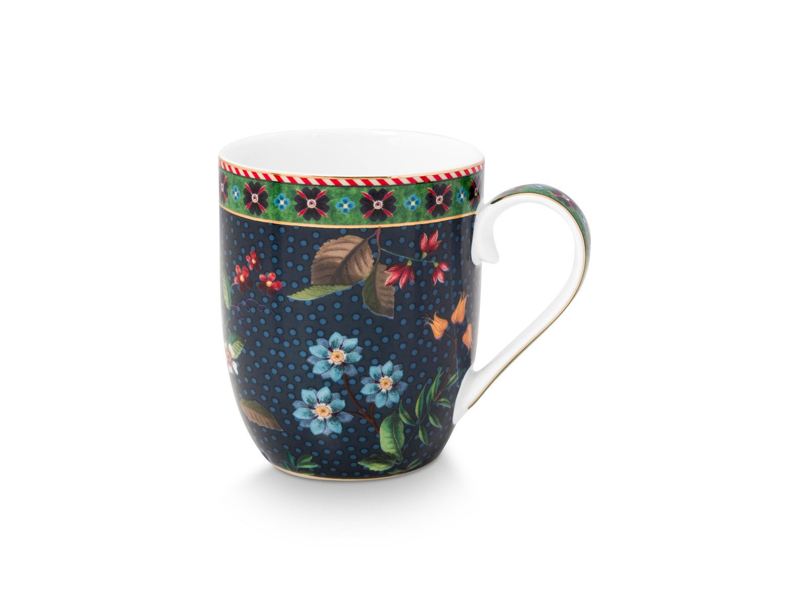 PiP Studio Tasse Berry Blues Tasse blau 145ml, Porzellan