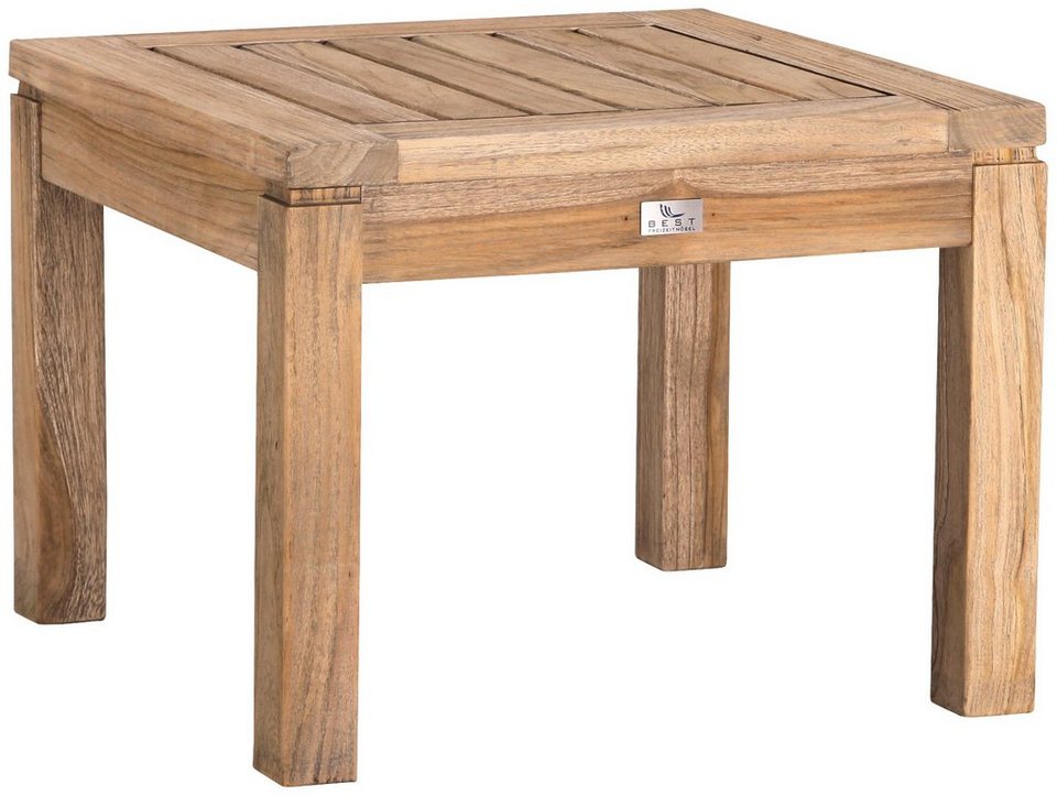 BEST Gartenhocker »Moretti«, Teakholz, Aus Hartholz online