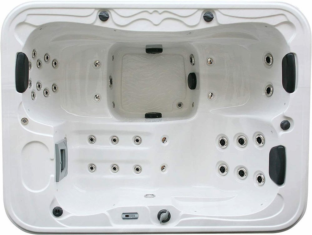 Thumbnail - DEKO VERTRIEB BAYERN Whirlpool XXL Luxus SPA LED Whirlpool SET 210x160 Farblicht Outdoor-Indoor Pool