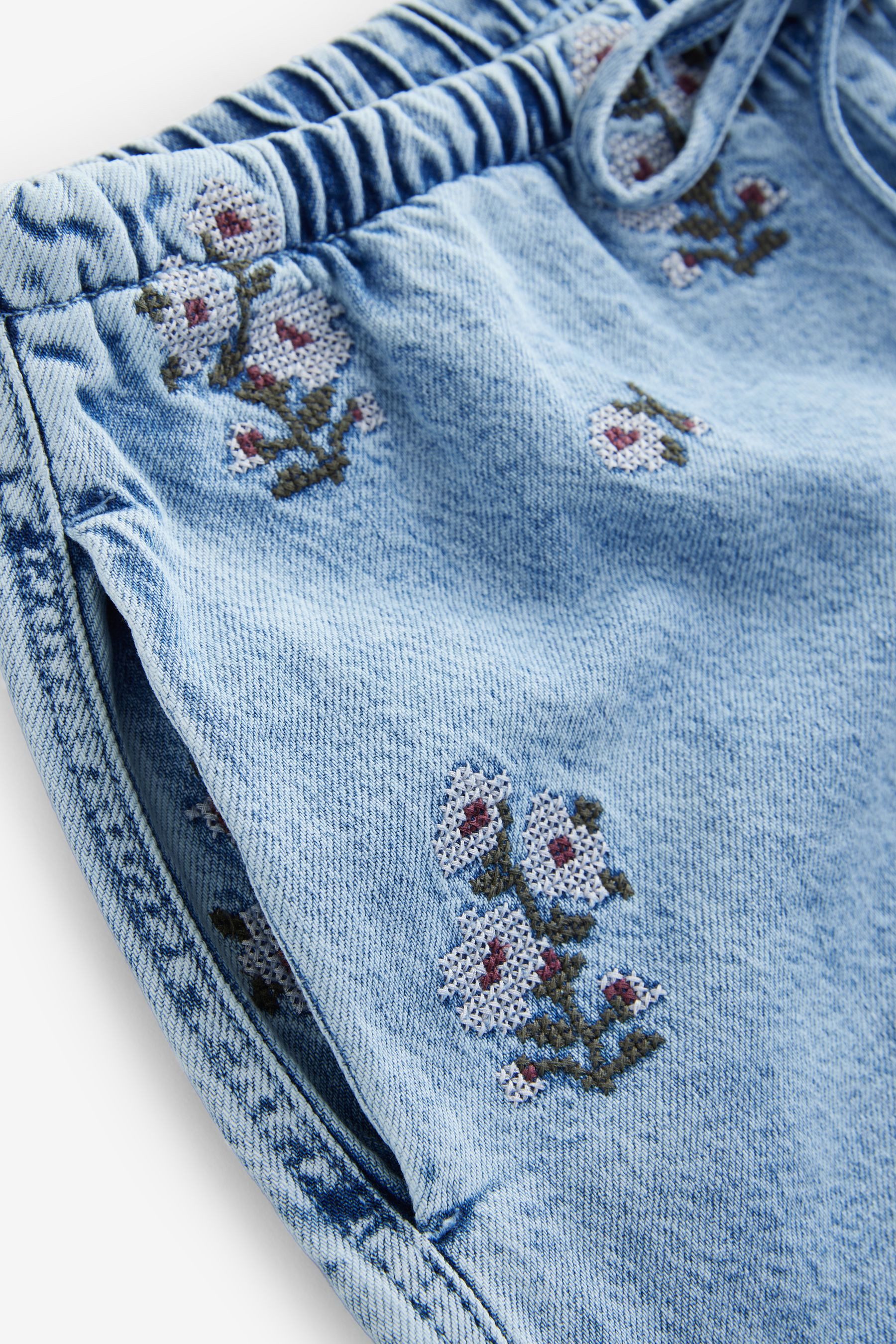 Next Jeansshorts Schlupf-Jeansshorts aus 100 % Baumwolle günstig online kaufen