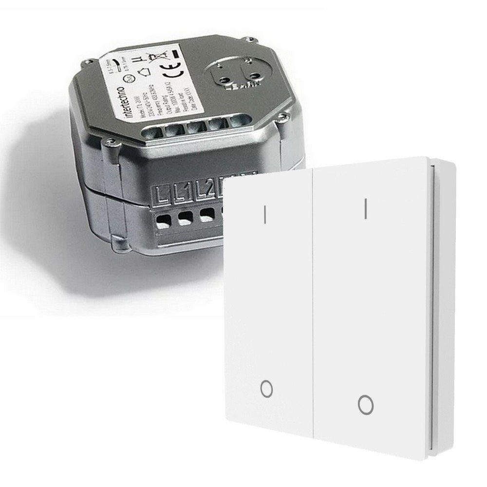Licht-Funksteuerung PI-130 Intertechno ITL-2000 Serien-Funkschalter + Timersender DWS-20T