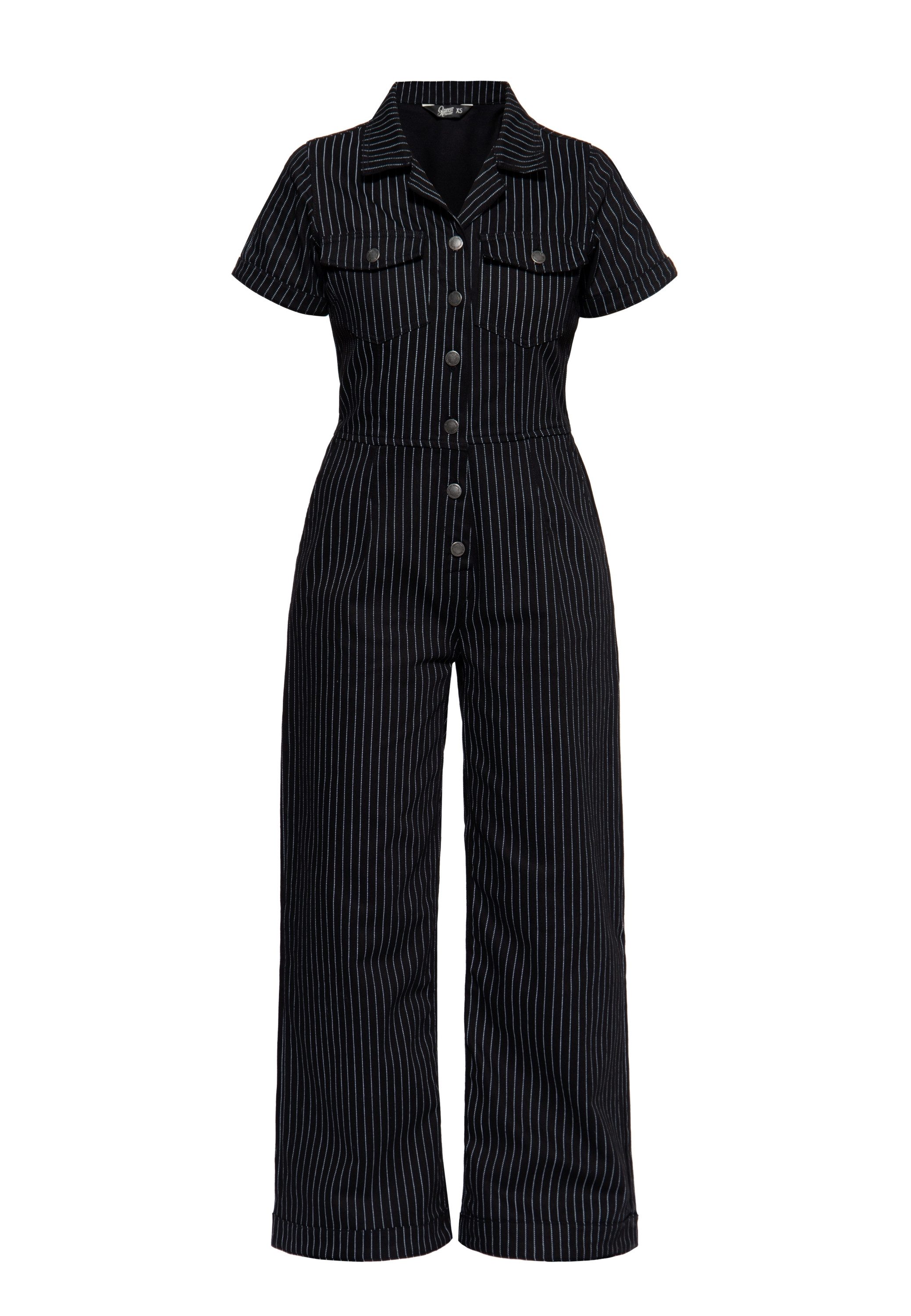 QueenKerosin Overall mit Pinstripes