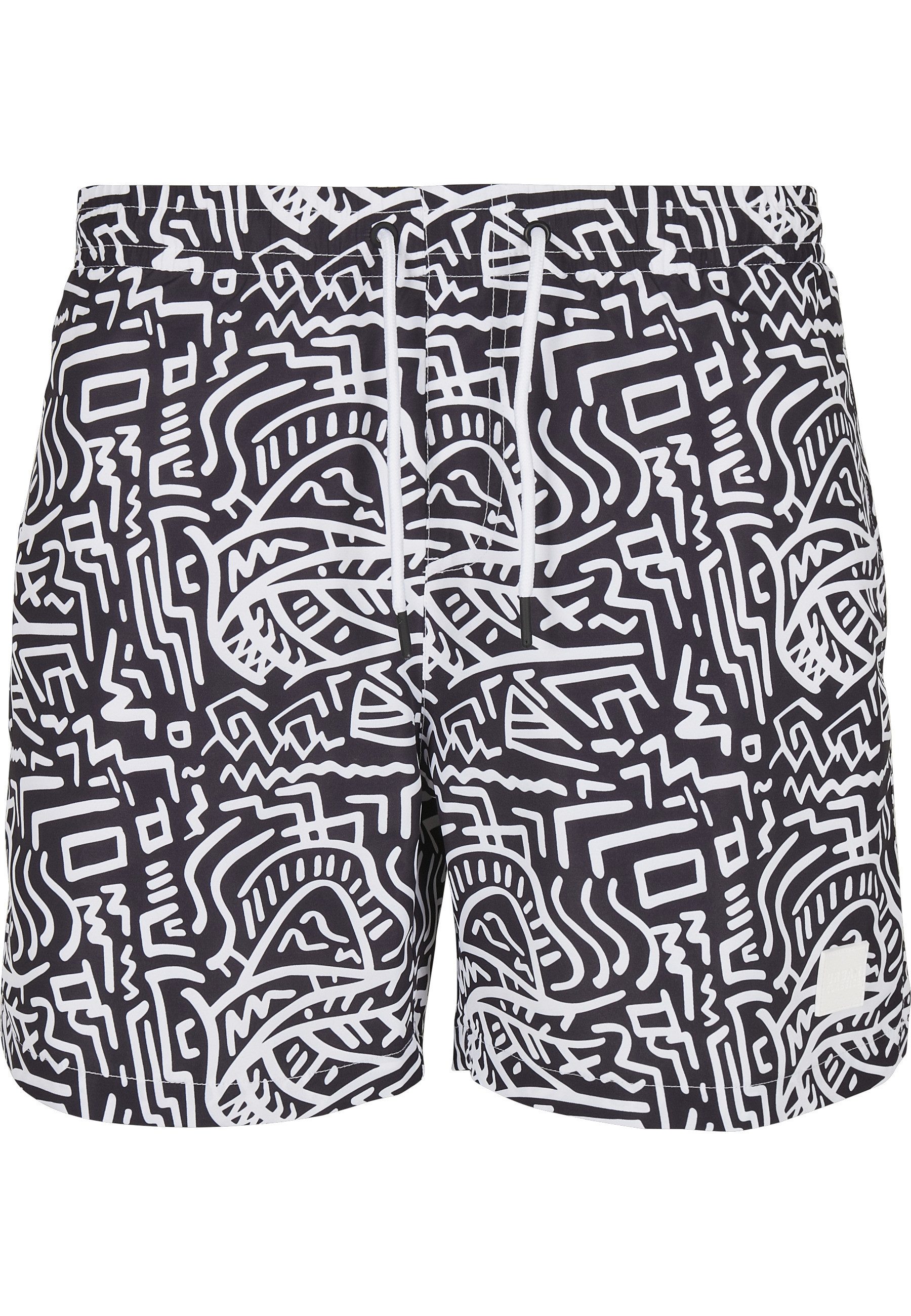 URBAN CLASSICS Badeshorts Urban Classics Herren Pattern Swim Shorts günstig online kaufen