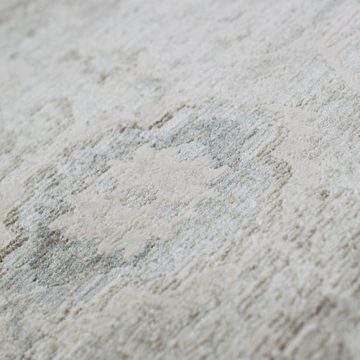 Teppich Moderner Orientalischer Vintage Teppich beige creme, Carpetia, rechteckig, Höhe: 7 mm