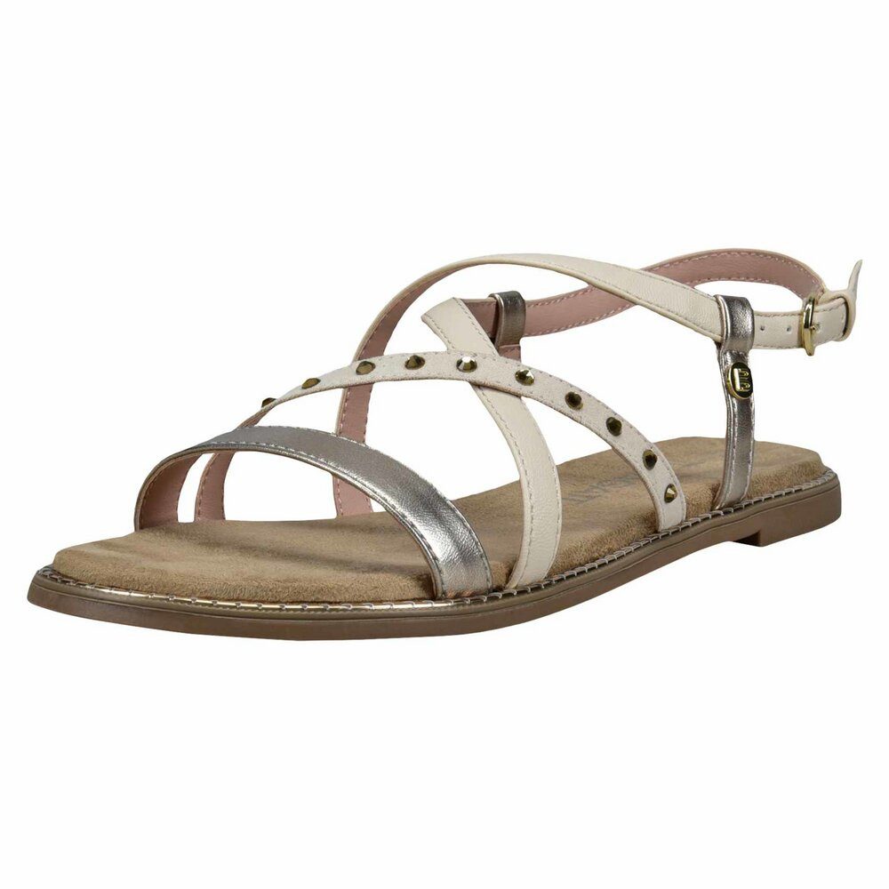 TT.Bagatt TT.Bagatt - Flat Sandal - Beige Sandalette