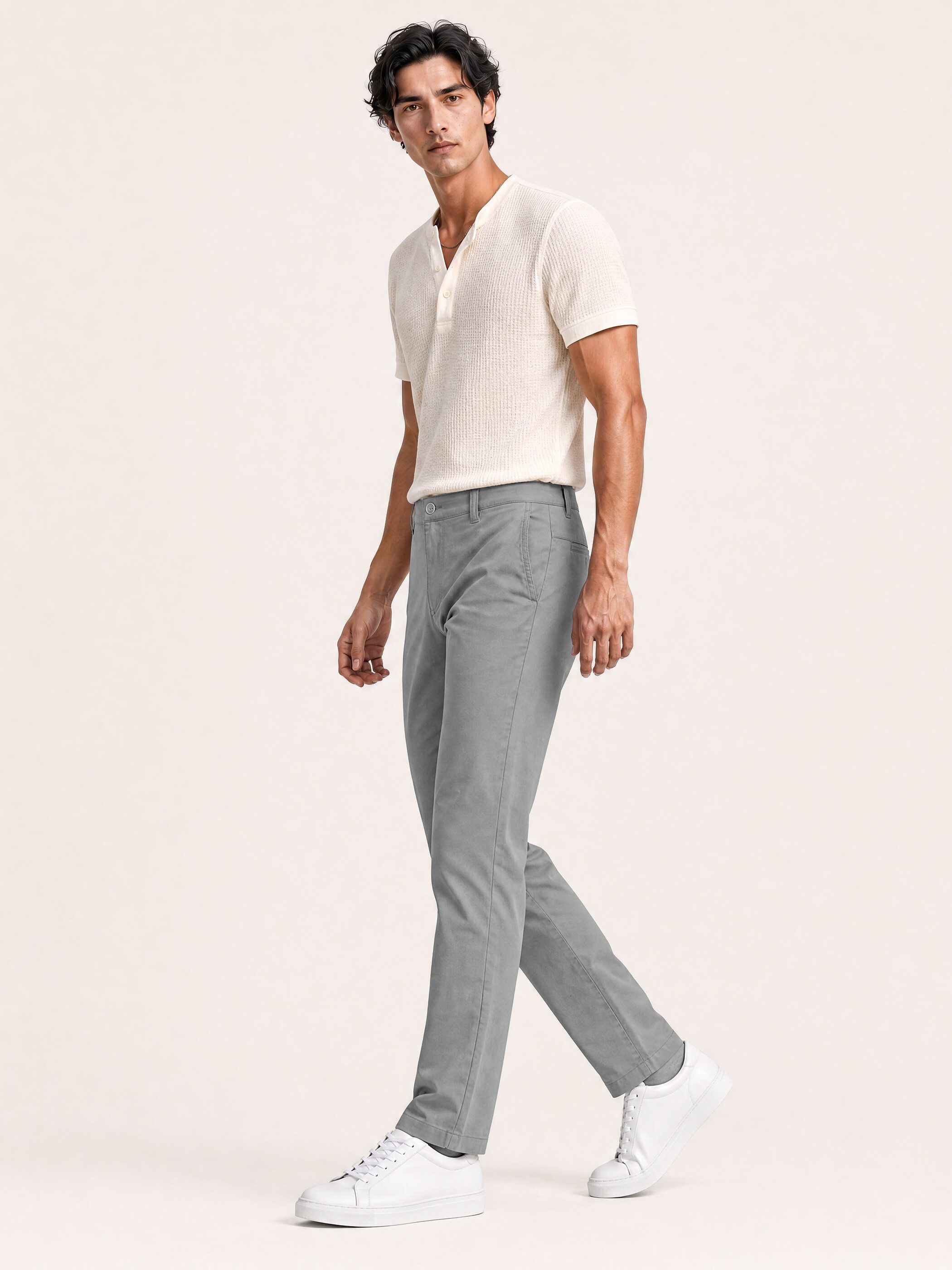 Yazubi Chinohose elegante Chino Hose mit Stretch Slim Fit Herren Hosen für Männer, Stoffhosen & Chinohosen, Herrenhosen – Bild 5 von 5