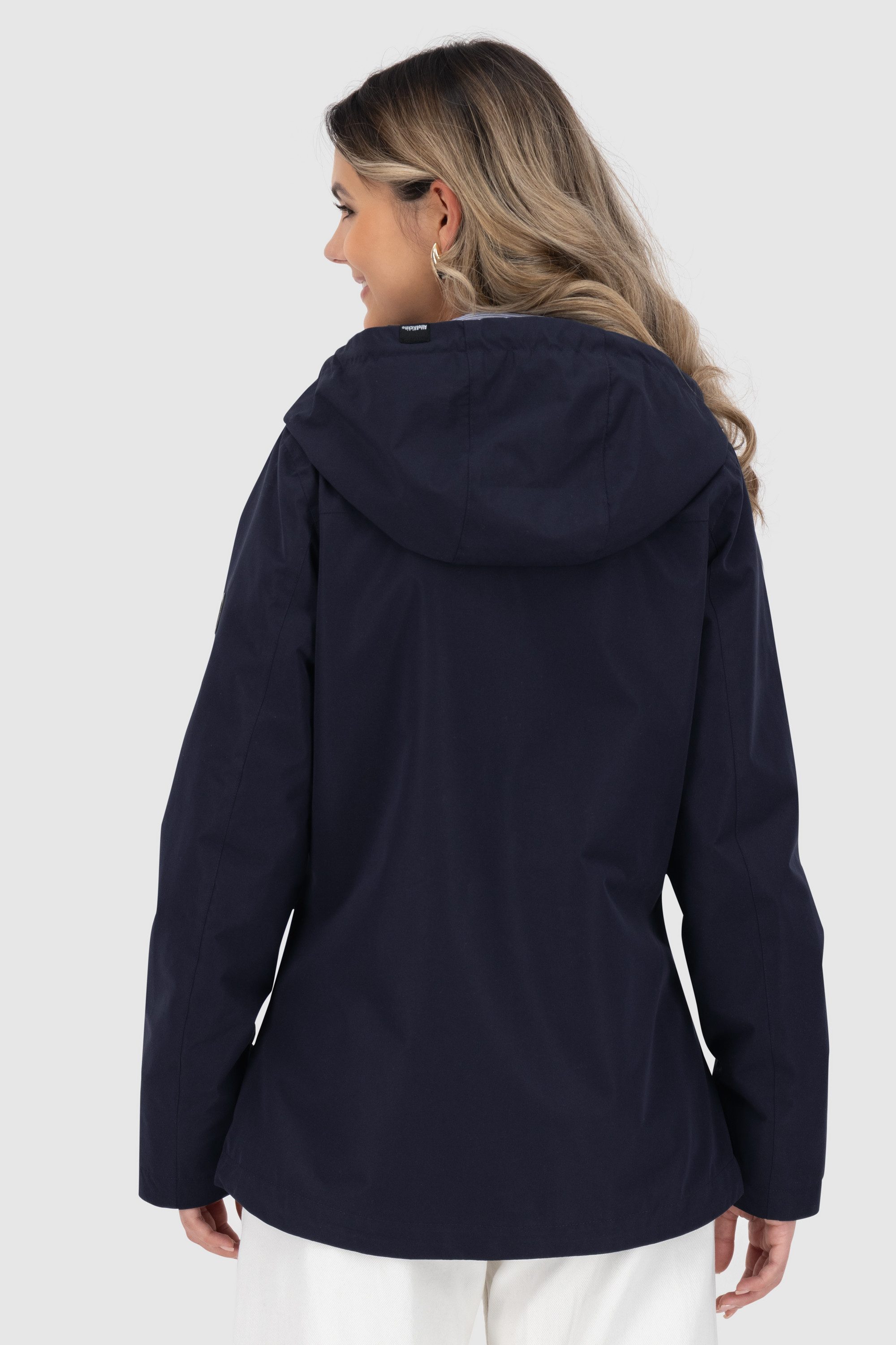 Alife & Kickin Outdoorjacke LilouAKA leichte, taillierte Übergangsjacke mit verstellbarer Kapuze