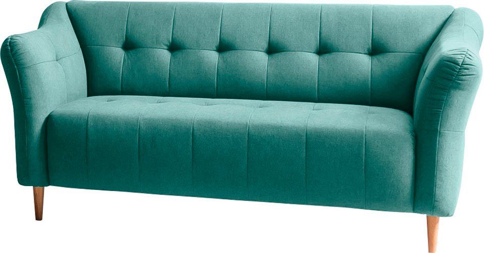 exxpo - stellbar frei 3-Sitzer Holzfüßen, mit Soraya, fashion im Raum sofa