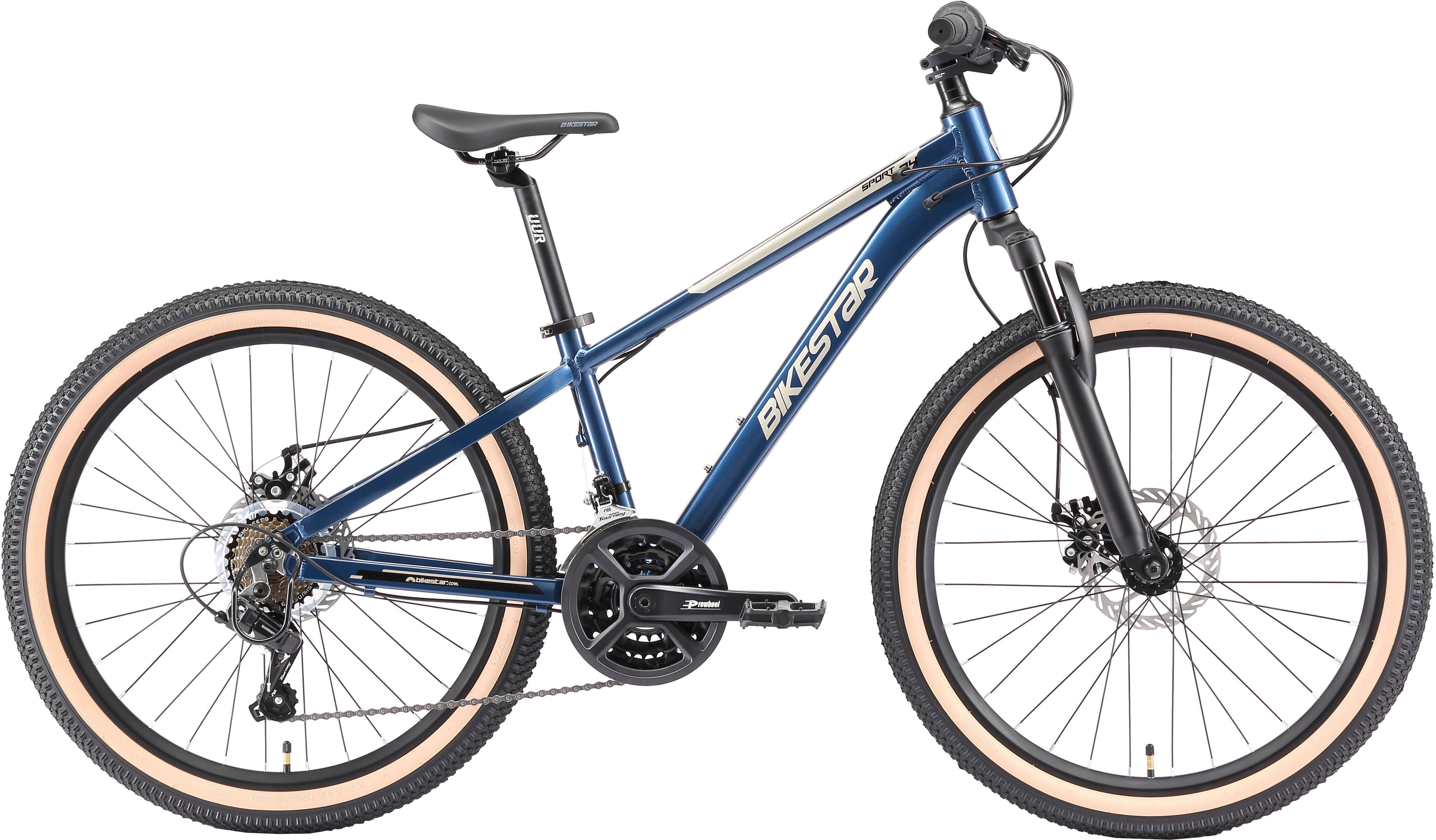 Bikestar Jugendfahrrad, 21 Gang Shimano RD-TY21 Schaltwerk, Kettenschaltung