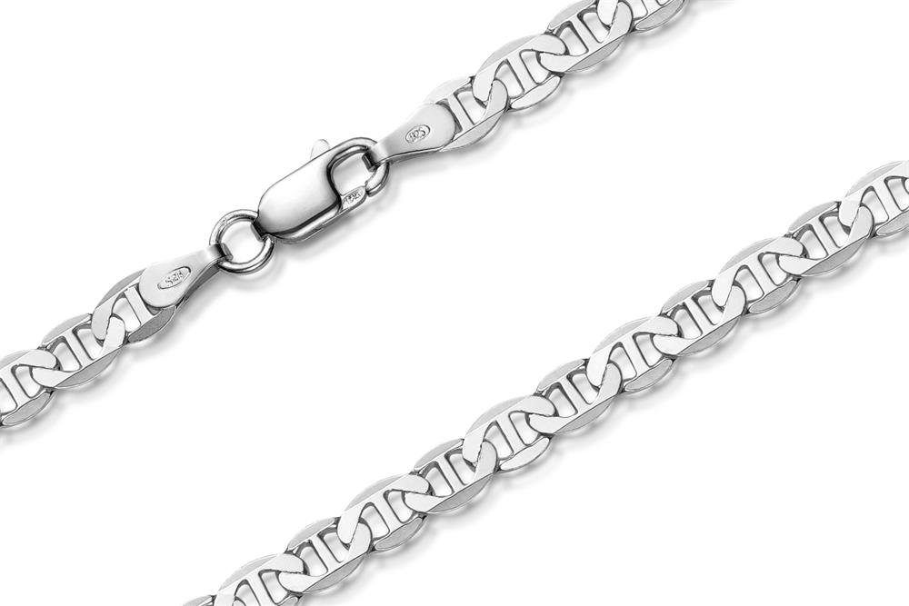 Silberkettenstore Silberarmband Stegpanzerkette Armband 4mm - 925 Silber, L günstig online kaufen