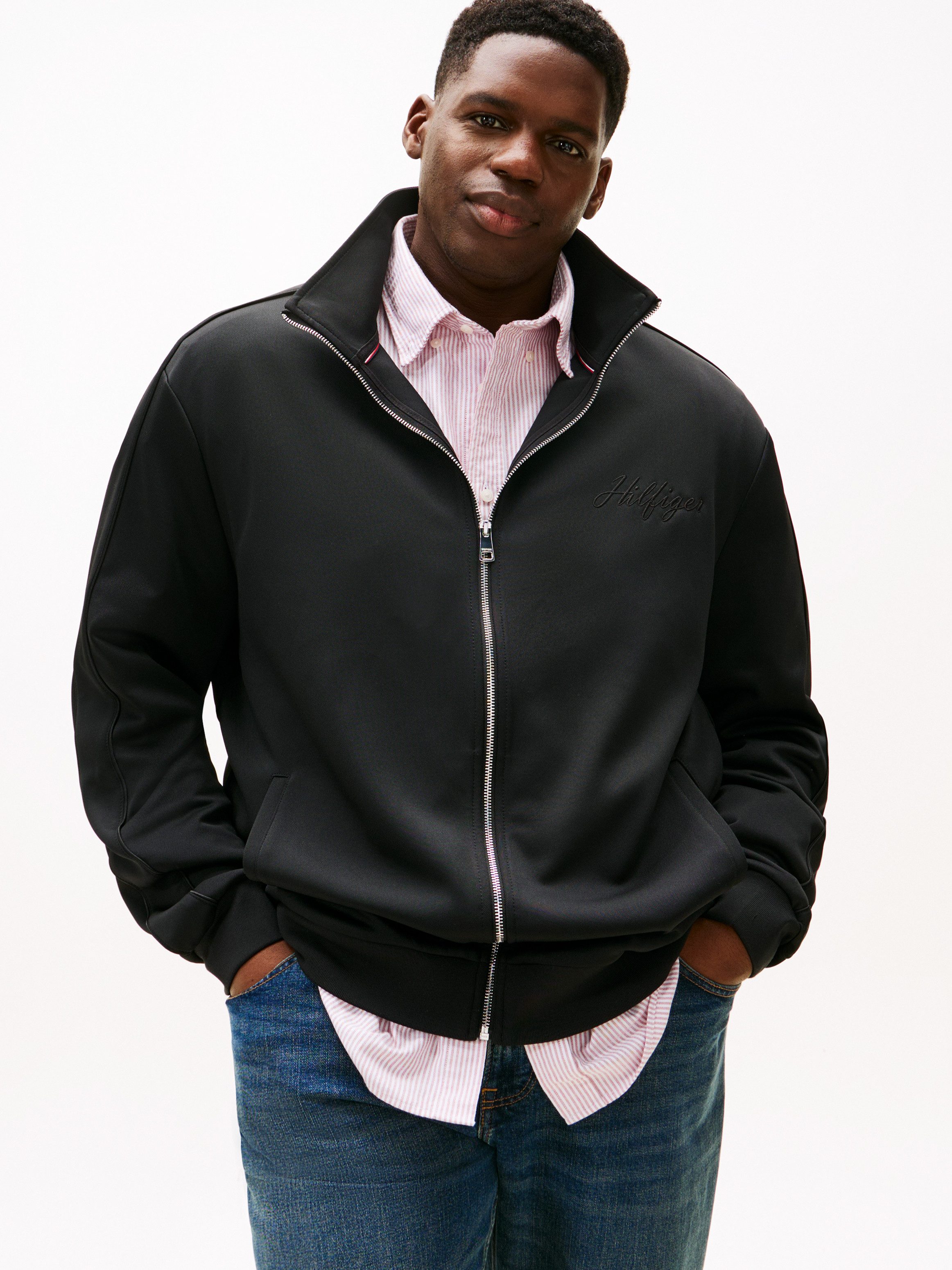 Tommy Hilfiger Big & Tall Sweatjacke BT-MODERN ATH TRACK Große Größen