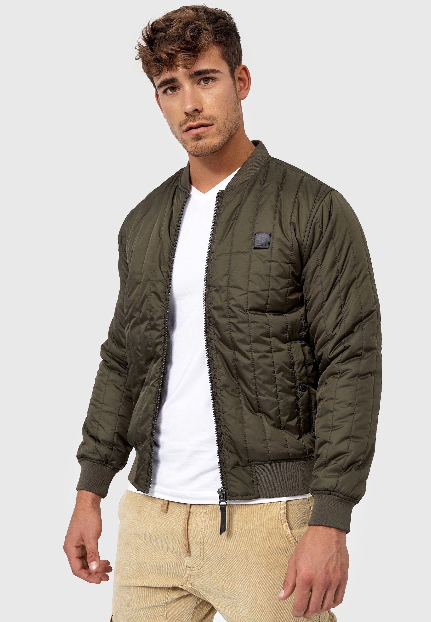 Indicode Sommerjacke Clavell gesteppte Bomberjacke günstig online kaufen