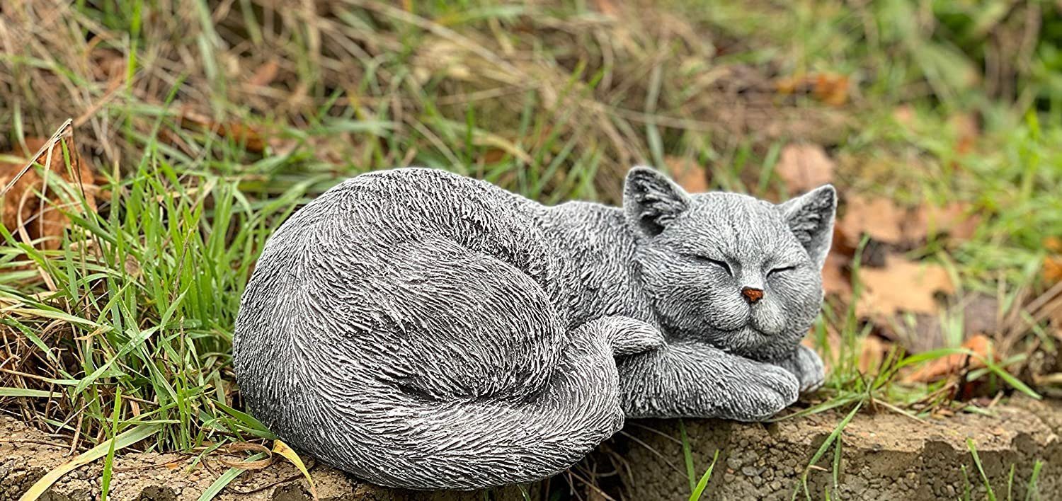 Stone and Style Gartenfigur Steinfigur Katze günstig online kaufen