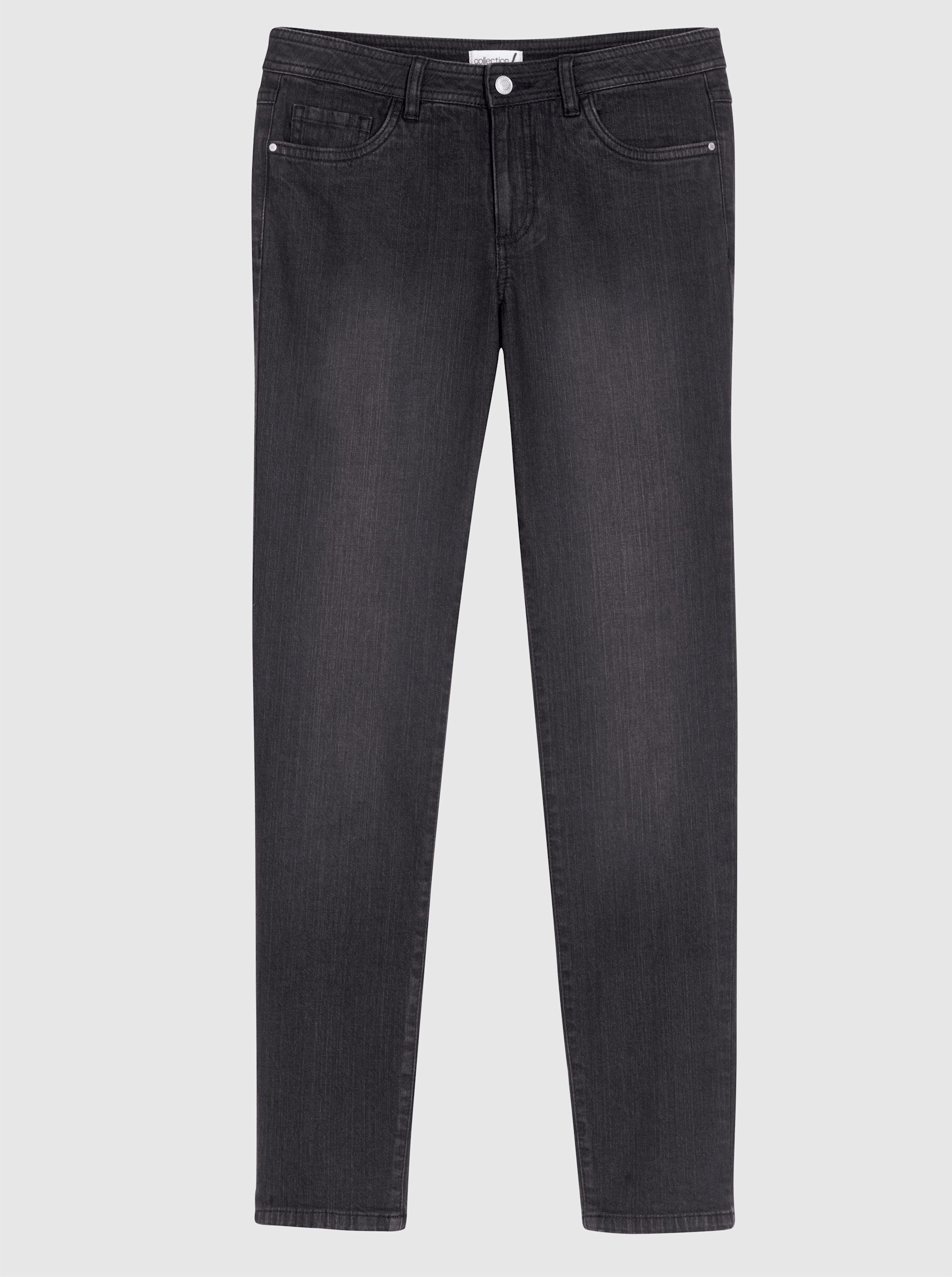 Witt Bequeme Jeans 5-Pocket-Jeans leicht vertieft
