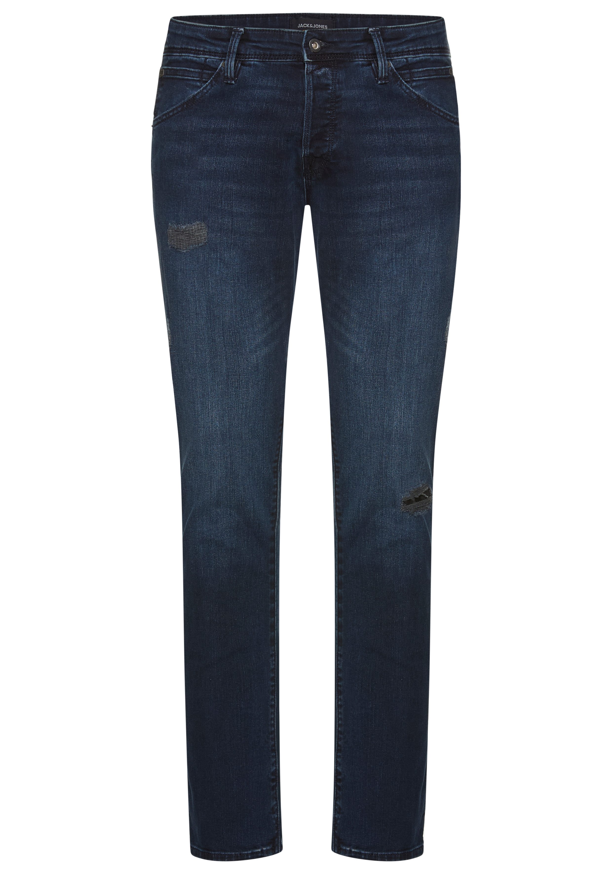 Jack & Jones Slim-fit-Jeans JJIGLENN – Slim-Fit-Jeans mit niedriger Leibhöhe Used, modisch, slim fit, Denim/Jeans – Bild 5 von 5