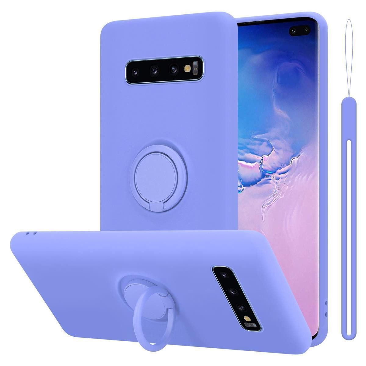 Cadorabo Handyhülle Samsung Galaxy S10 PLUS Samsung Galaxy S10 PLUS, Robustes Hard Case - Handy Schutzhülle - Hülle - Back Cover Bumper