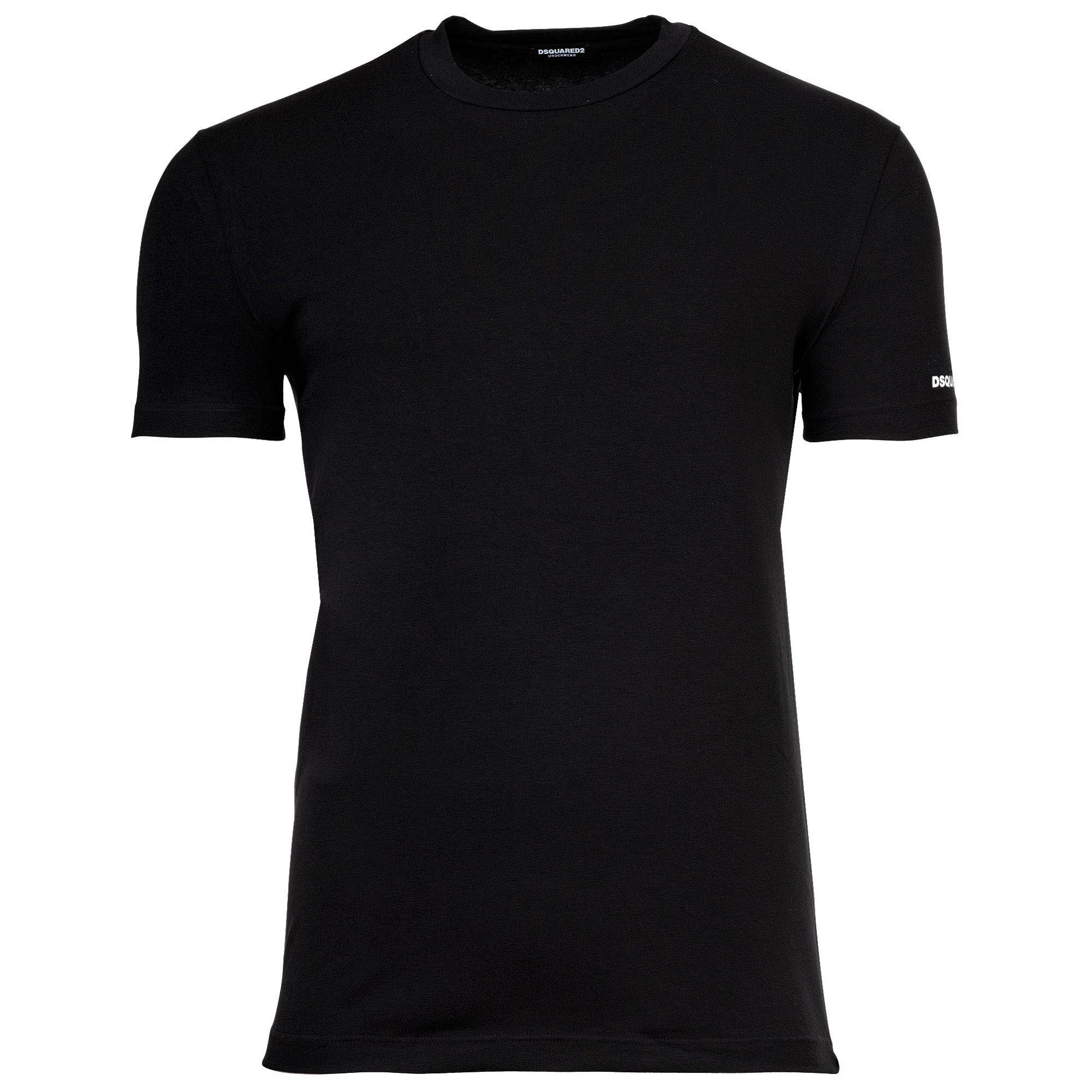 Dsquared2 T-Shirt Herren T-Shirt 2er Pack Baumwolle (Packung, 2er Pack)