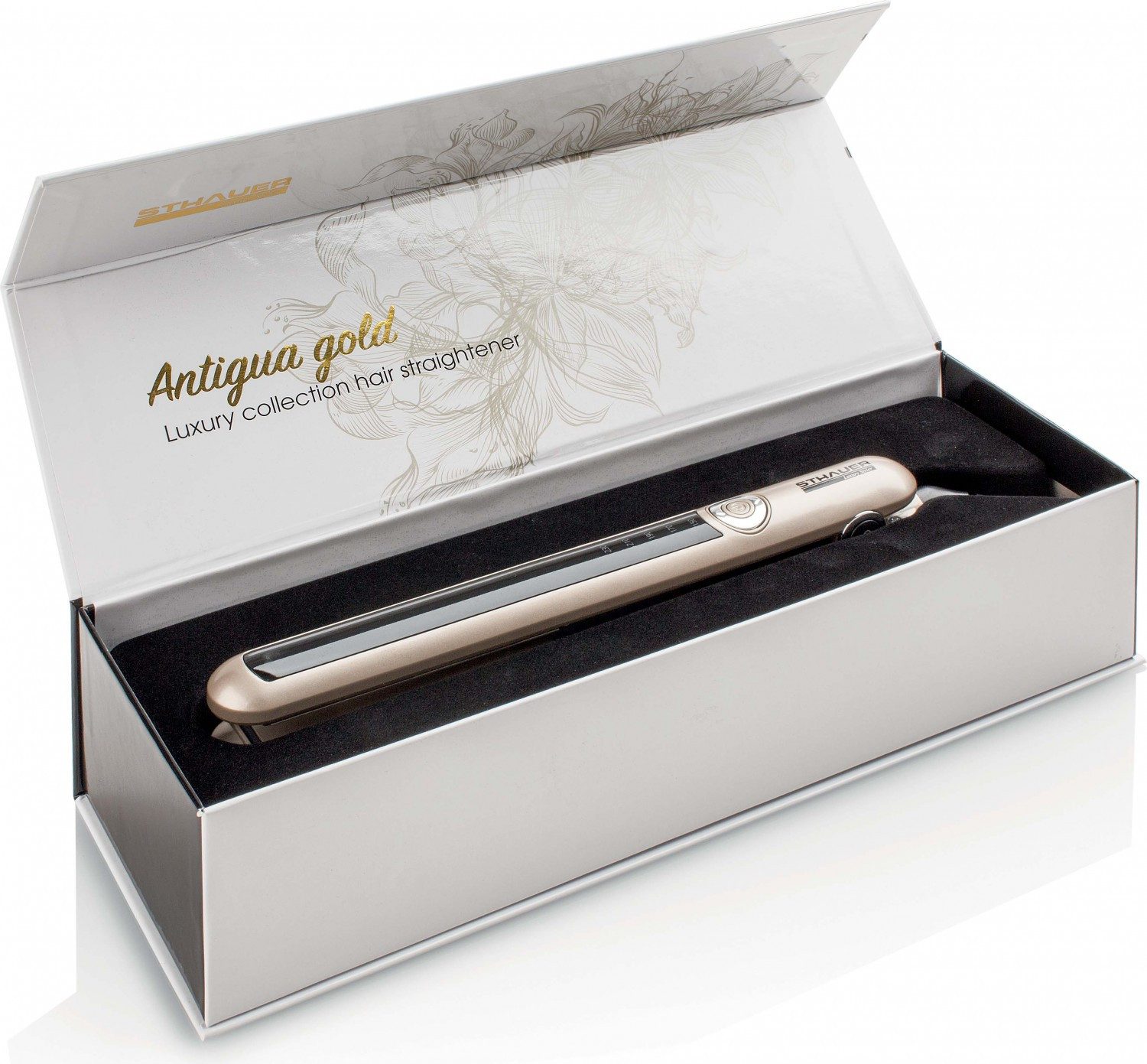 Xanitalia Glätteisen XanitaliaPro Antigua Gold LuxuryStyler von Sthauer