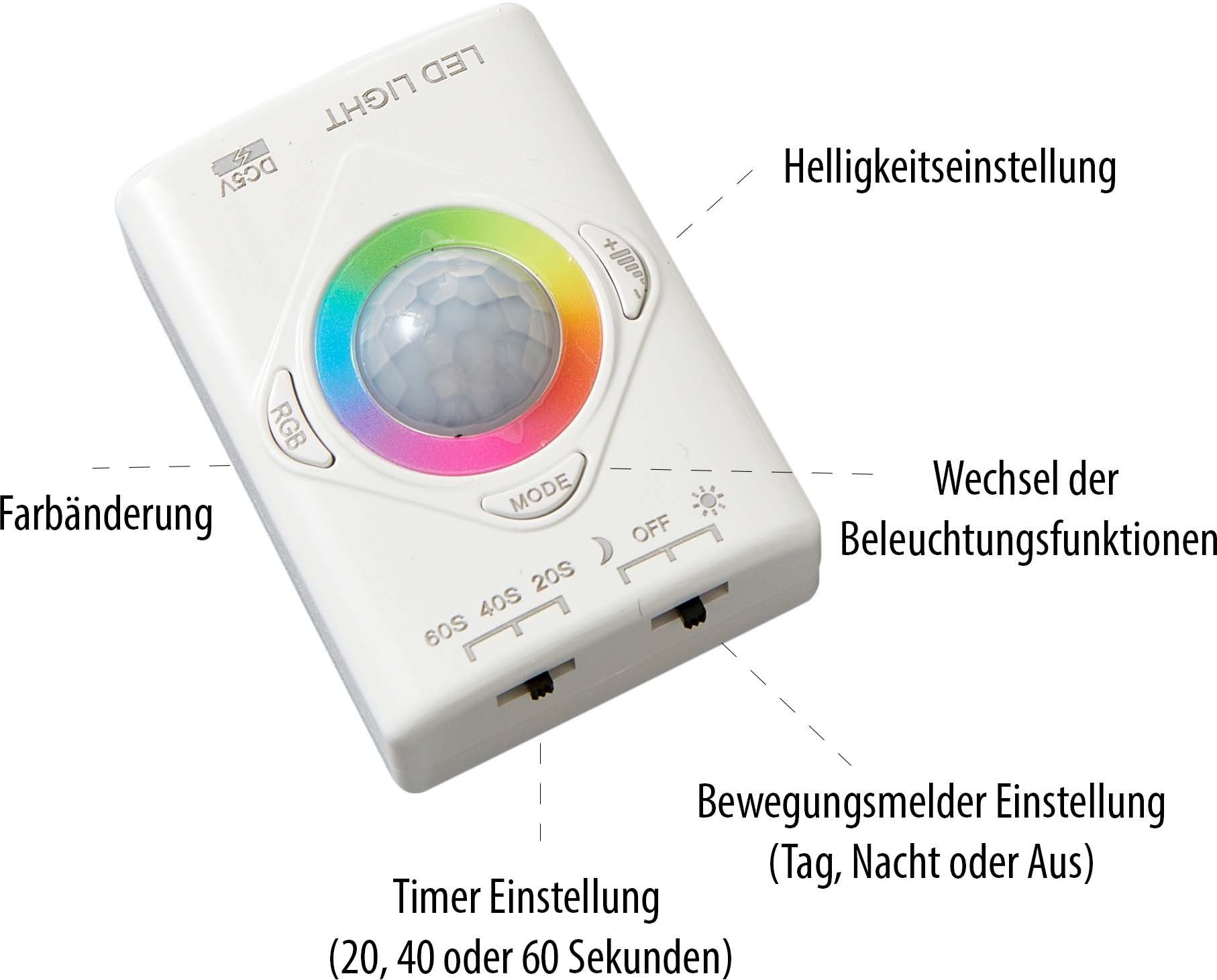 Northpoint LED-Streifen LED Streifen Bewegungsmelder Innenbereich günstig online kaufen