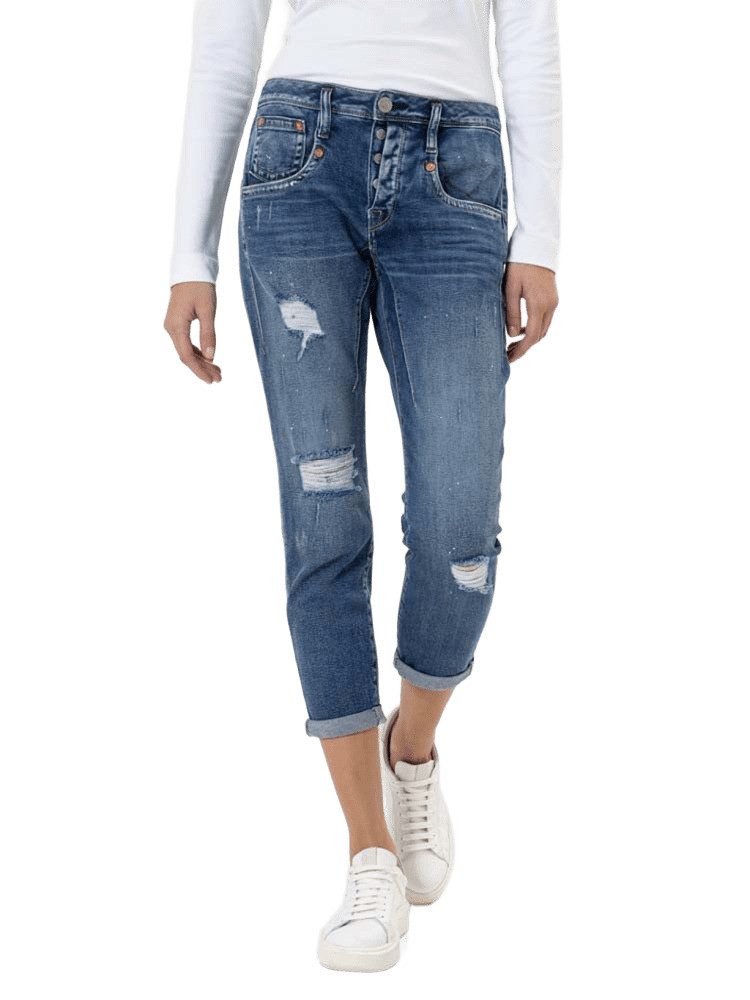 Herrlicher Boyfriend-Jeans Shyra Cropped Organic Cotton günstig online kaufen