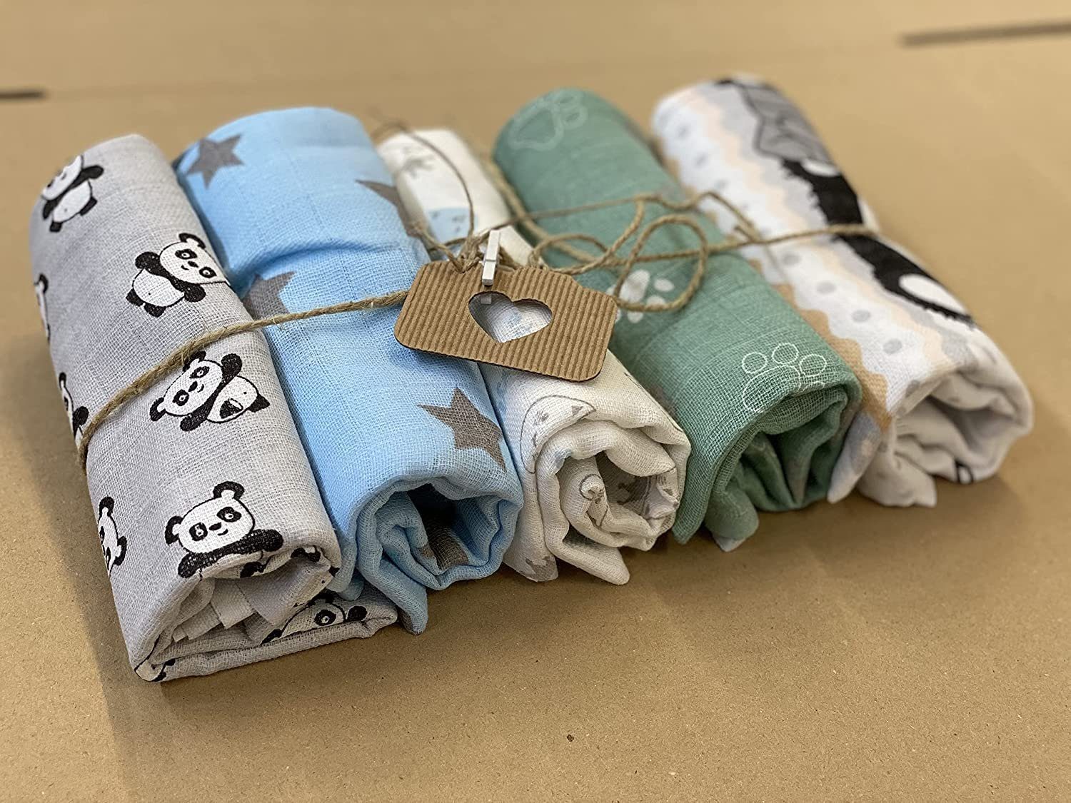 Kuscheltuch 10 Stück Babywindeln, Stoffwindeln, Spucktuch, Mullwindel Kuscheltuch