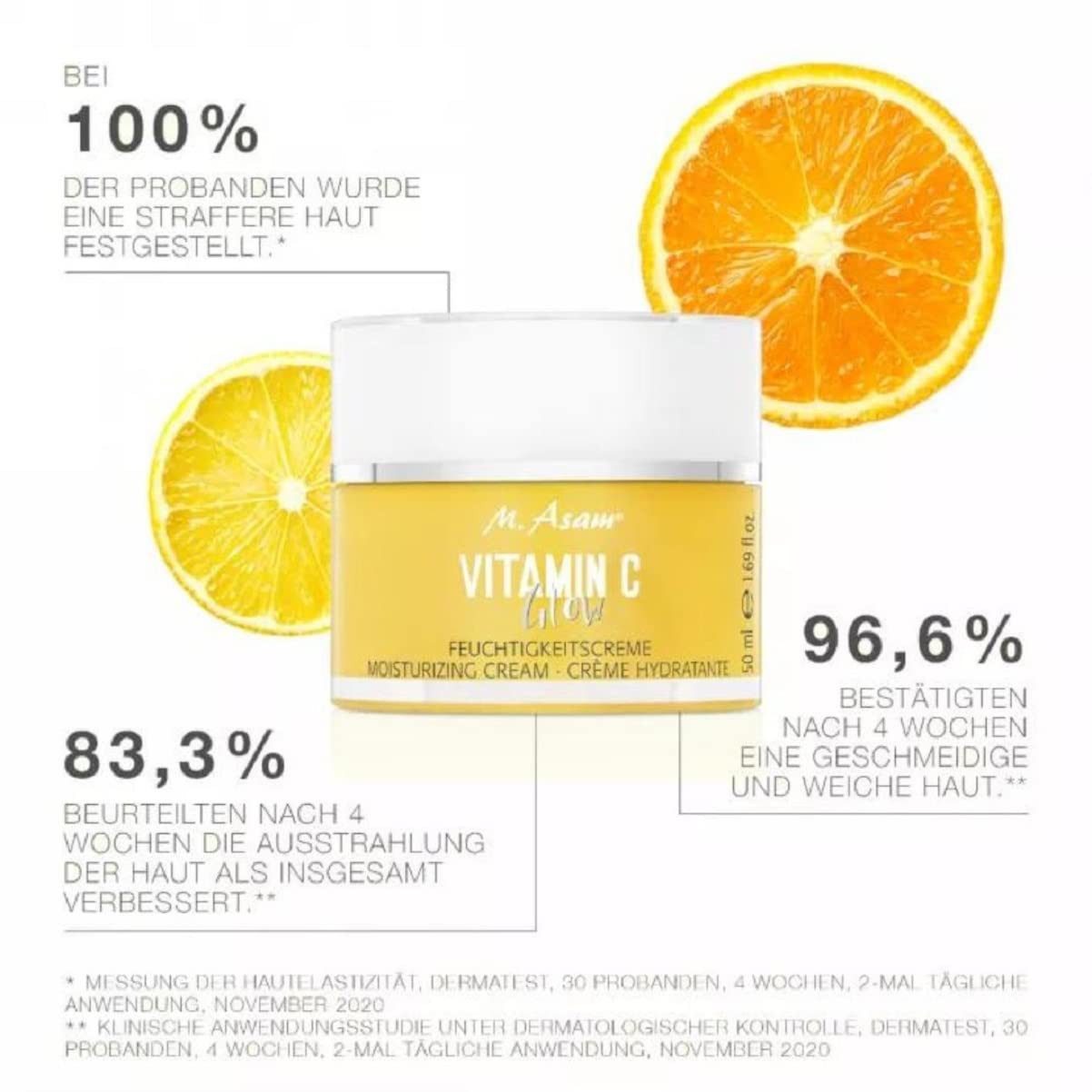 asambeauty Feuchtigkeitscreme Vitamin C Glow Feuchtigskeitscreme - Gesichtscreme