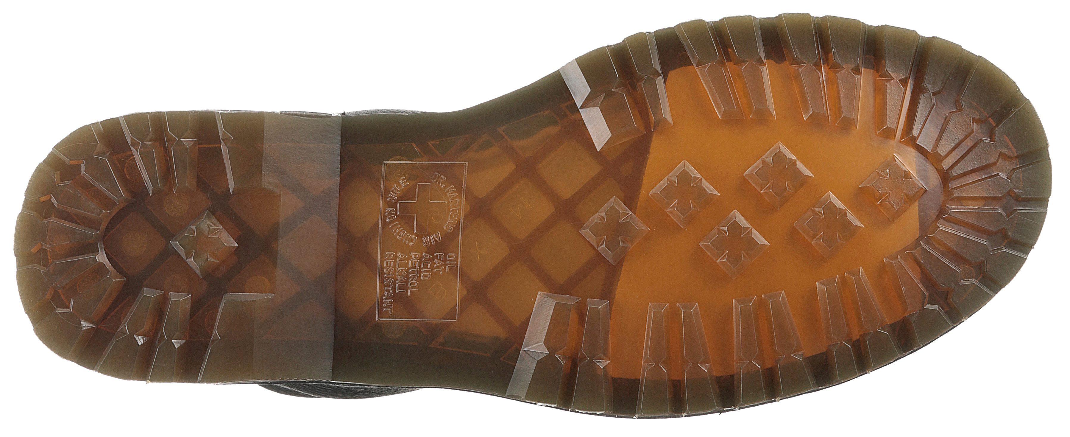 DR. MARTENS 1460 schmale Form Schnürstiefelette Plateaustiefel, Winterstiefel mit modischem Blockabsatz – Bild 3 von 5