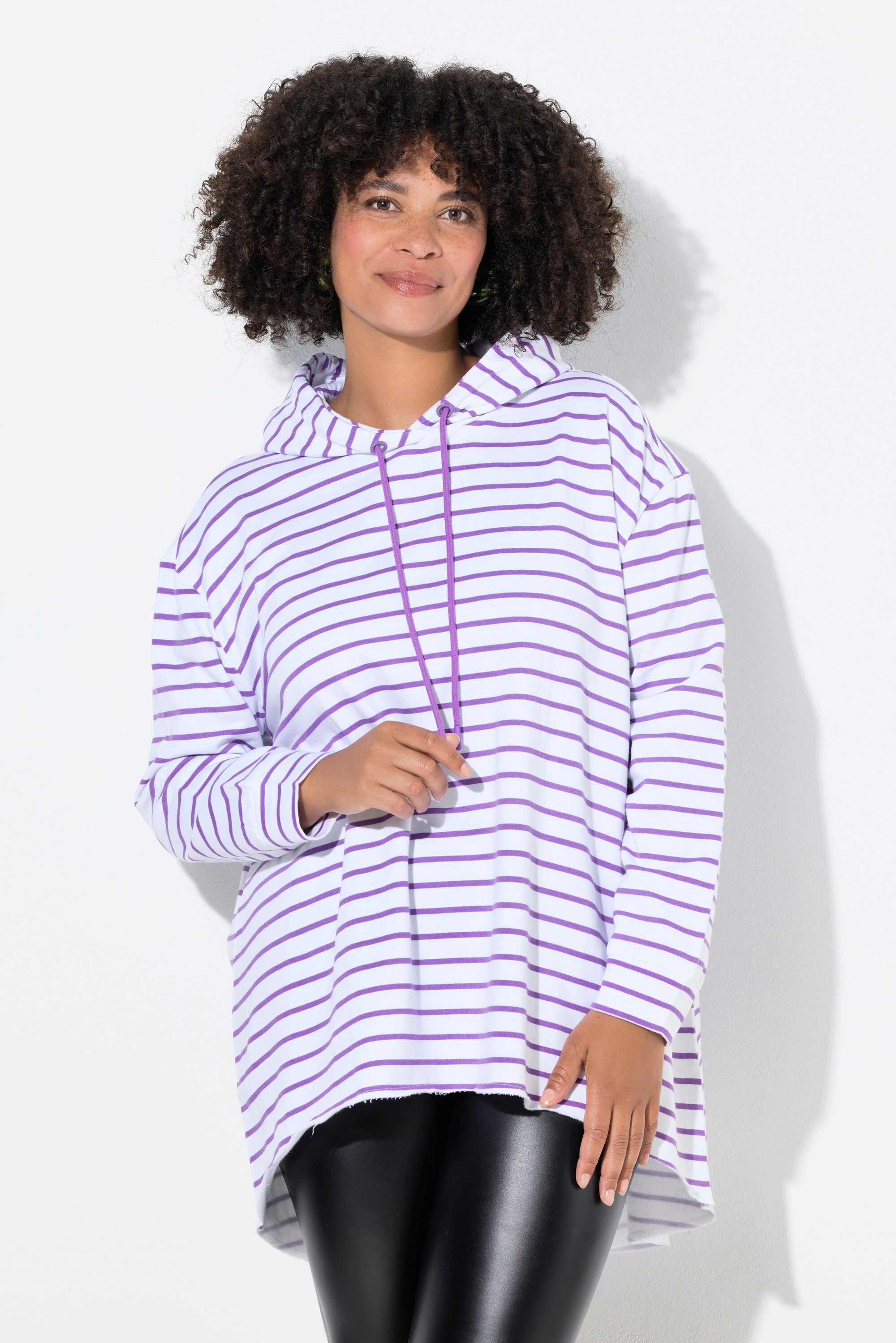 Angel of Style Sweatshirt Hoodie A-Linie Ringel Kapuze