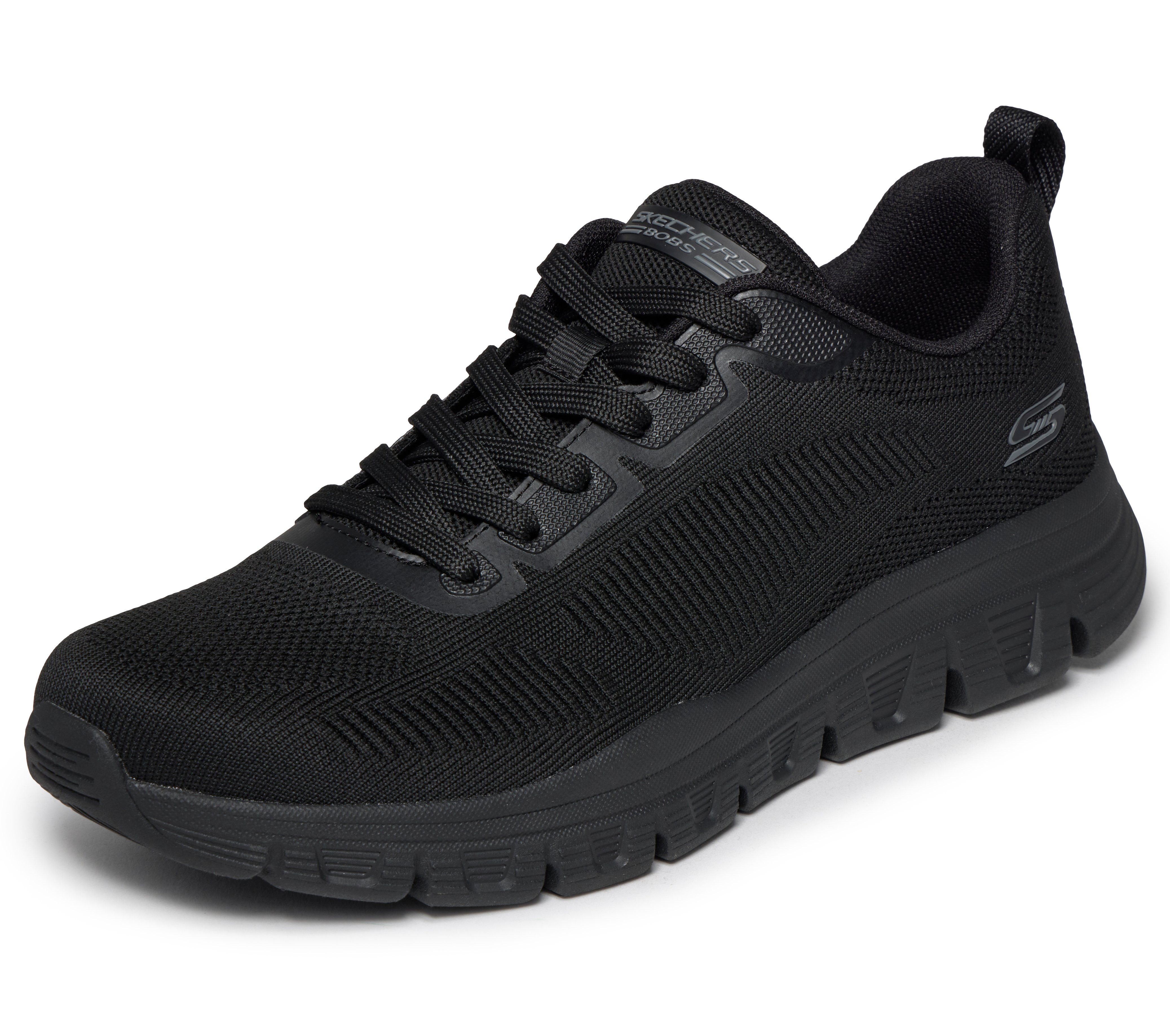 Skechers BOBS B LITE vegan Sneaker Schnürschuh, Freizeitschuh, maschinenwaschbar
