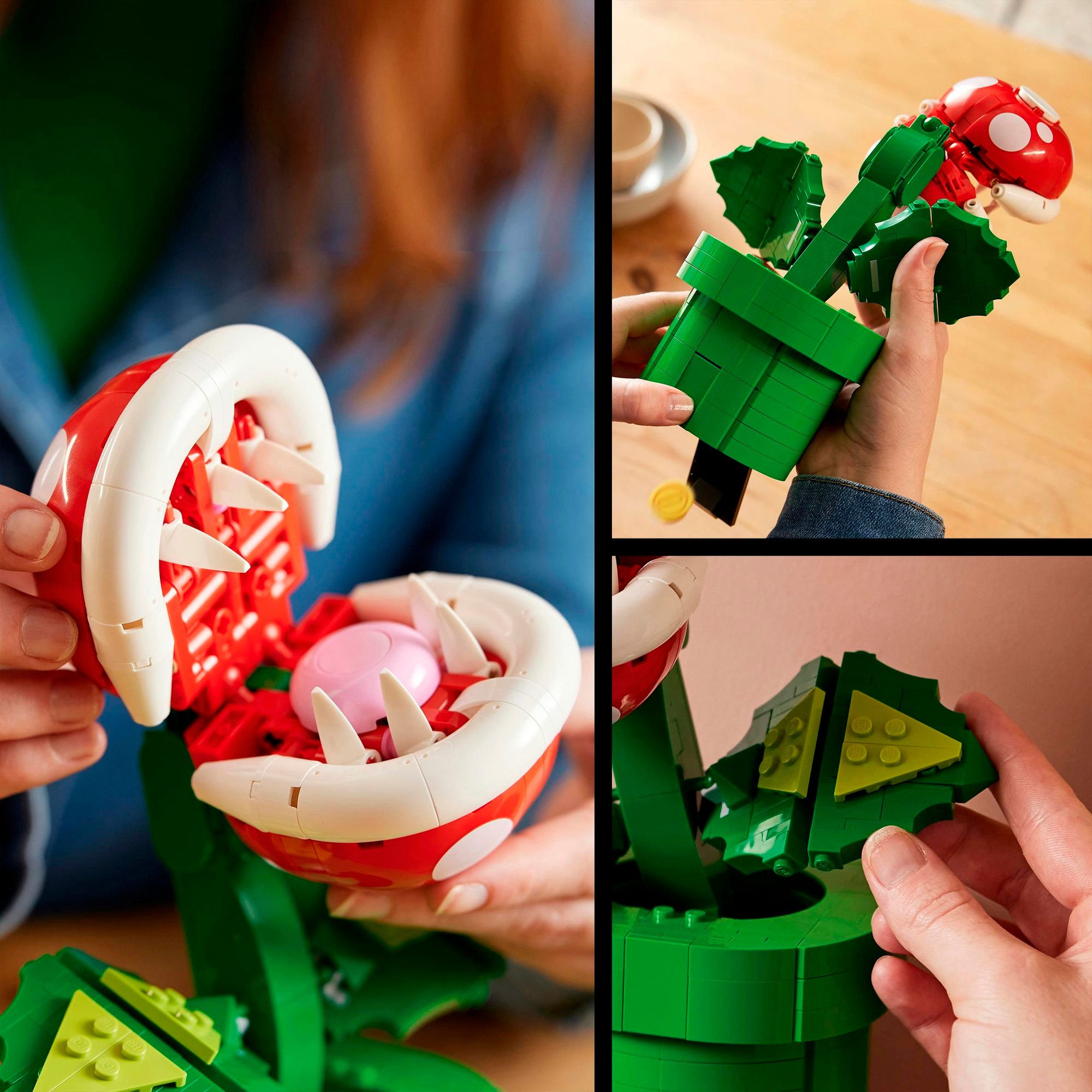 LEGO® LEGO Super Mario Piranha-Pflanze, Spielbausteine – Bild 5 von 5