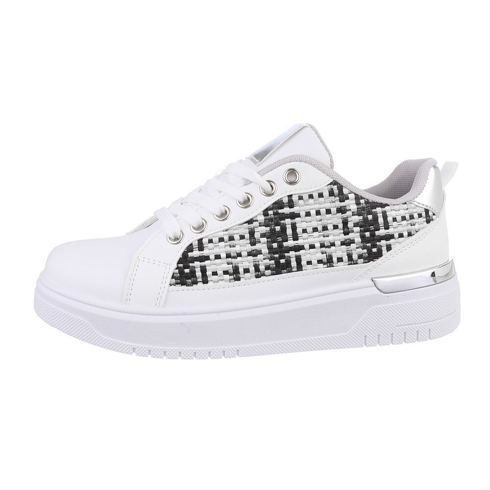 Ital-Design Damen Low-Top Freizeit Sneaker Keilabsatz/Wedge Sneakers Low in günstig online kaufen