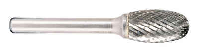 metabo Schaftfräser, Hartmetall-Fräser 9,6 x 16 x 60 mm Schaft 6 mm Ellipse / E-Form