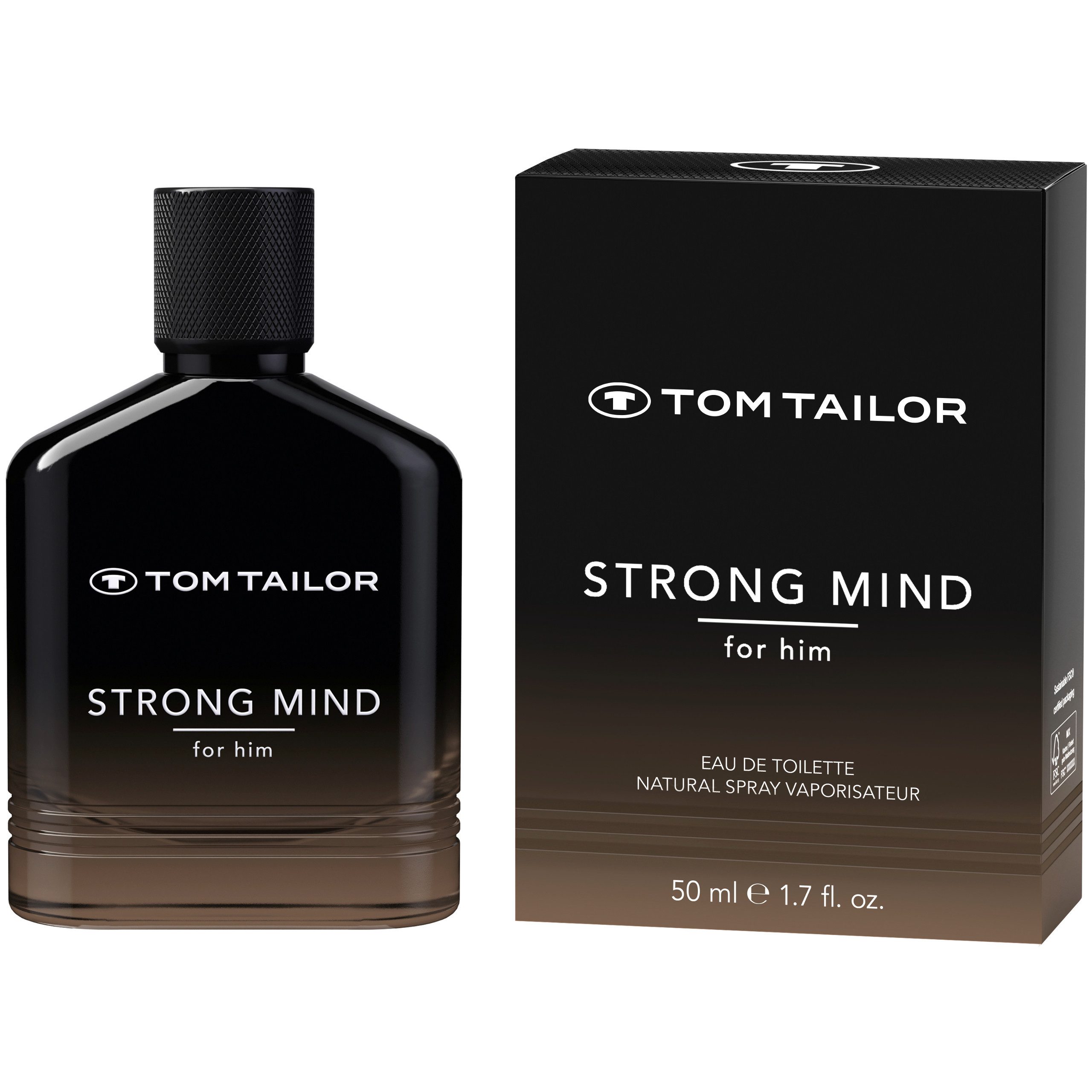 TOM TAILOR Eau de Toilette STRONG MIND, EdT 50 ml Man