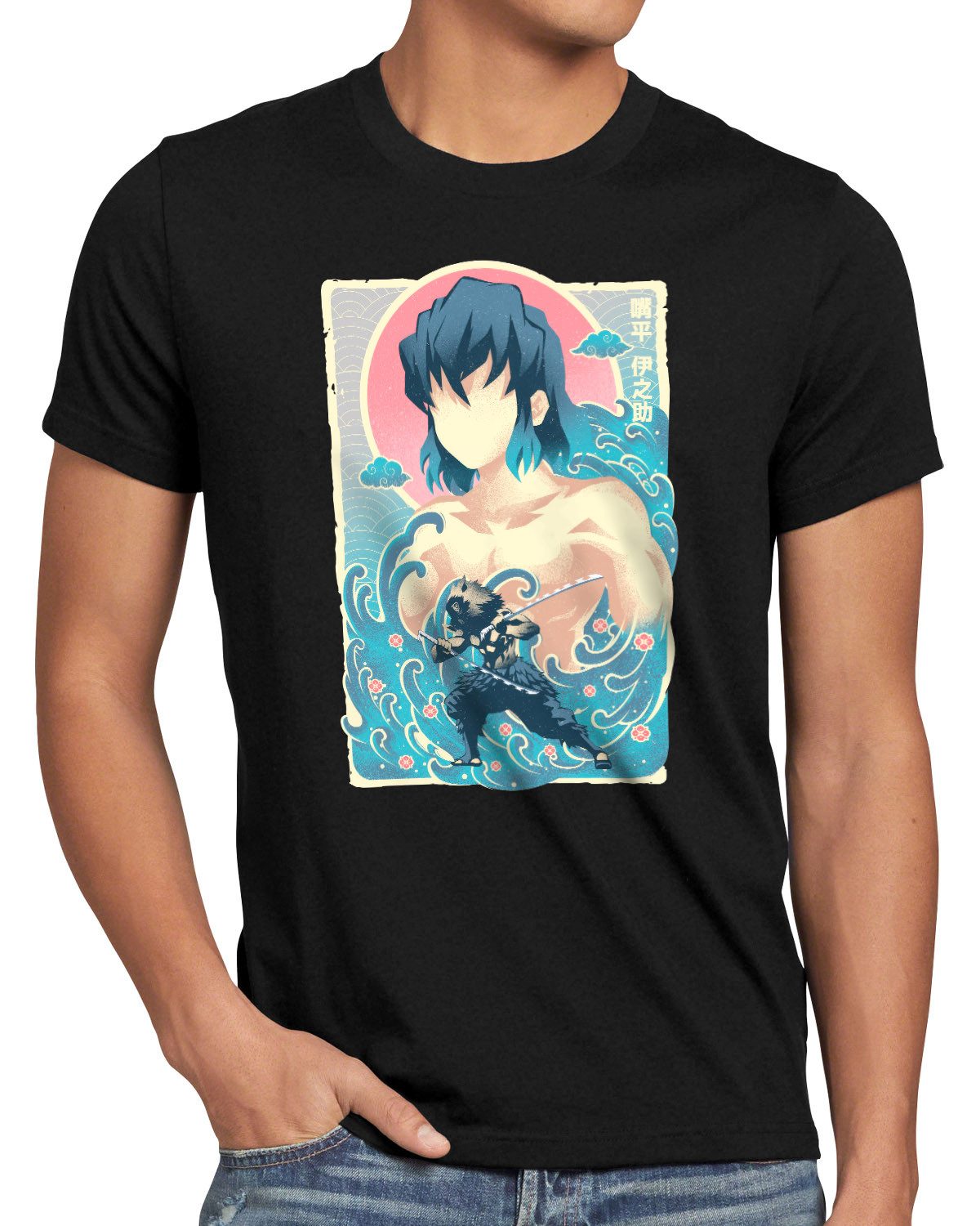style3 T-Shirt demon slayer inosuke hashibira tanjiro kamado nezuko zenitsu agatsuma
