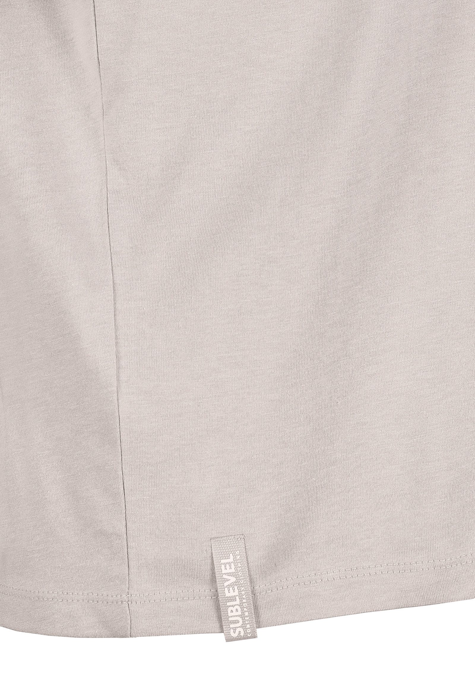 SUBLEVEL T-Shirt Modernes Kurzarmdesign mit subtilen günstig online kaufen