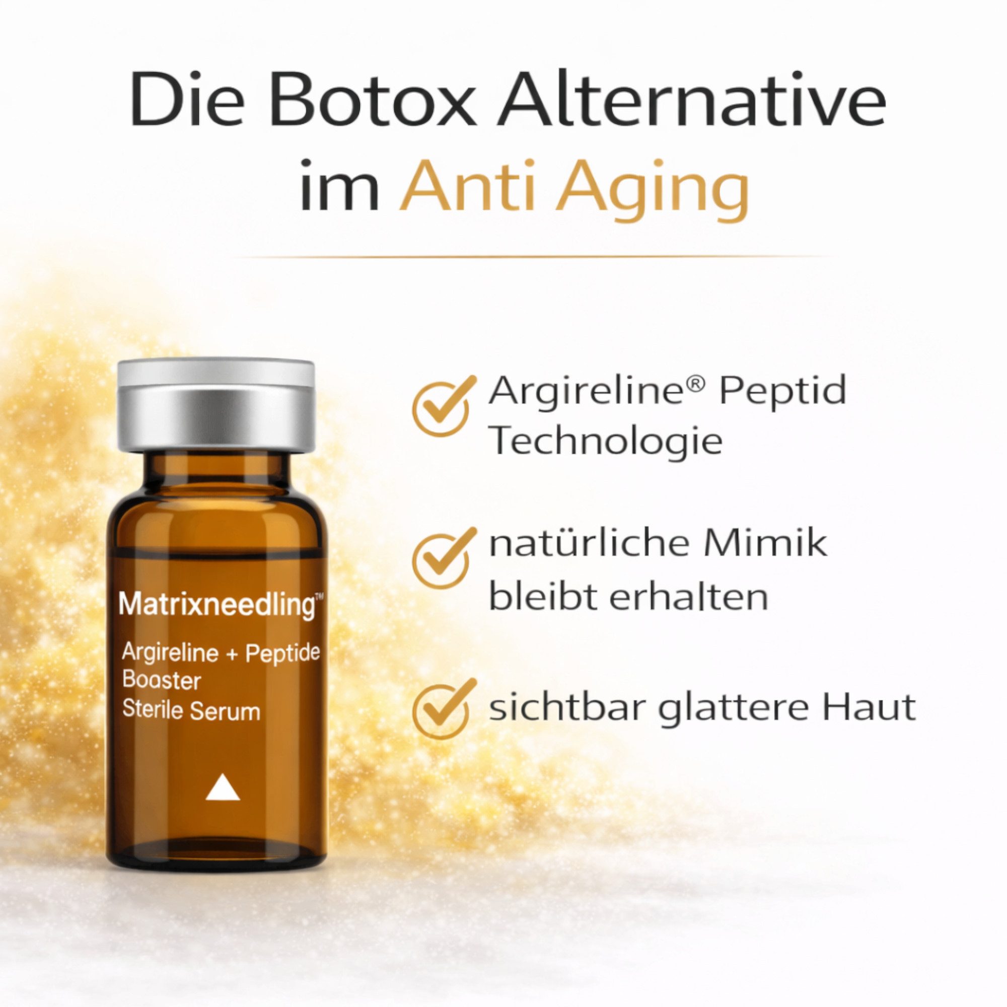 Matrixneedling™ Anti-Falten-Serum Matrixneedling™ Argireline + Peptide Booster, Microneedling 10ml